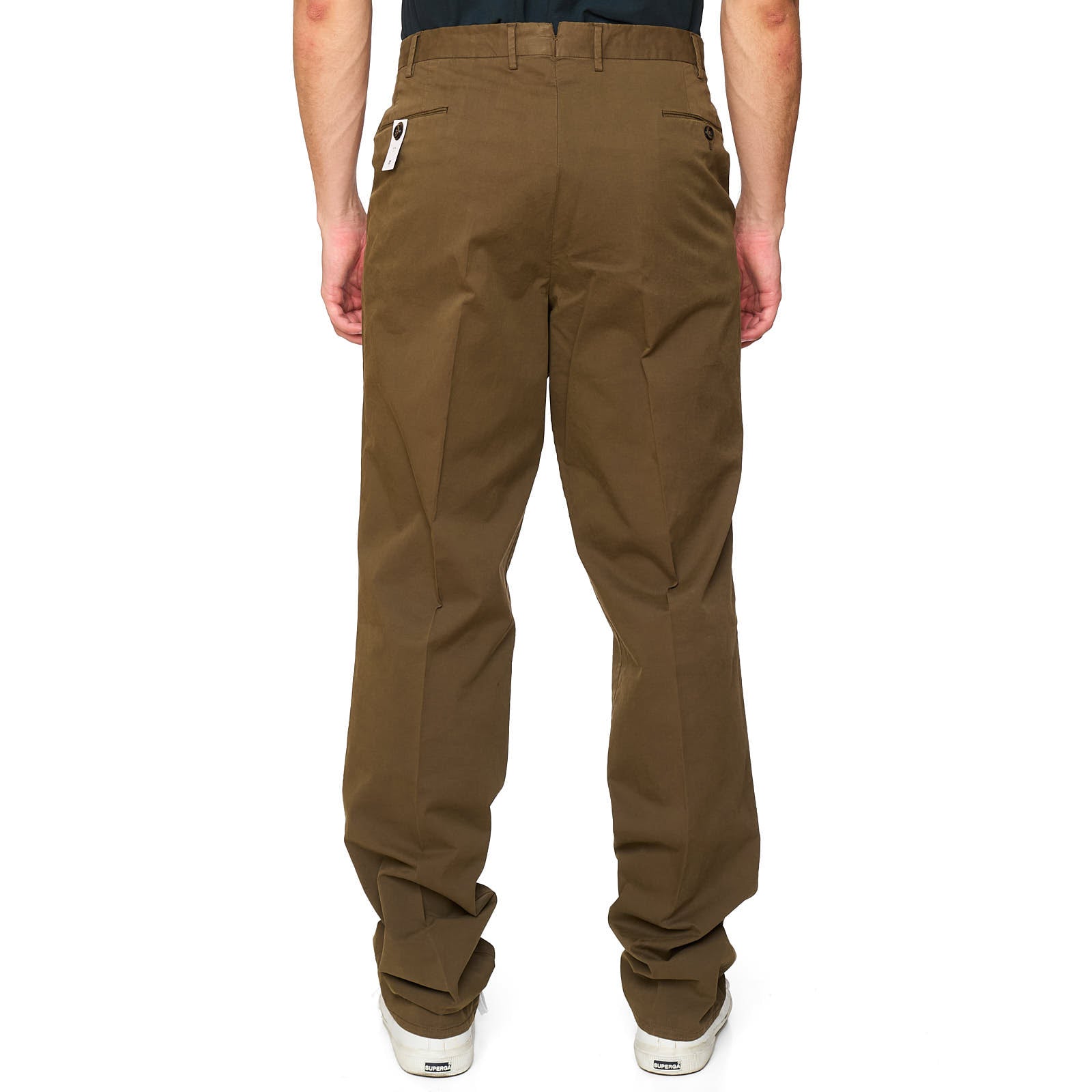 PT PANTALONI TORINO Brown Slim Fit Stretch Cotton Chino Pants NEW