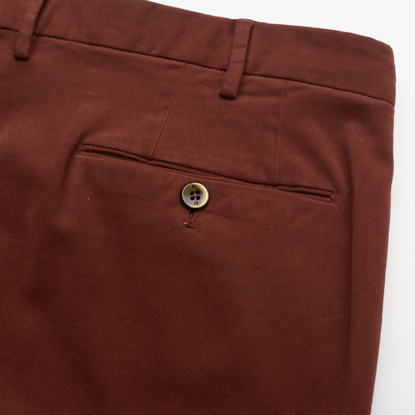 PT PANTALONI TORINO Burgundy Superslim Fit Stretch Cotton Chino Pants NEW