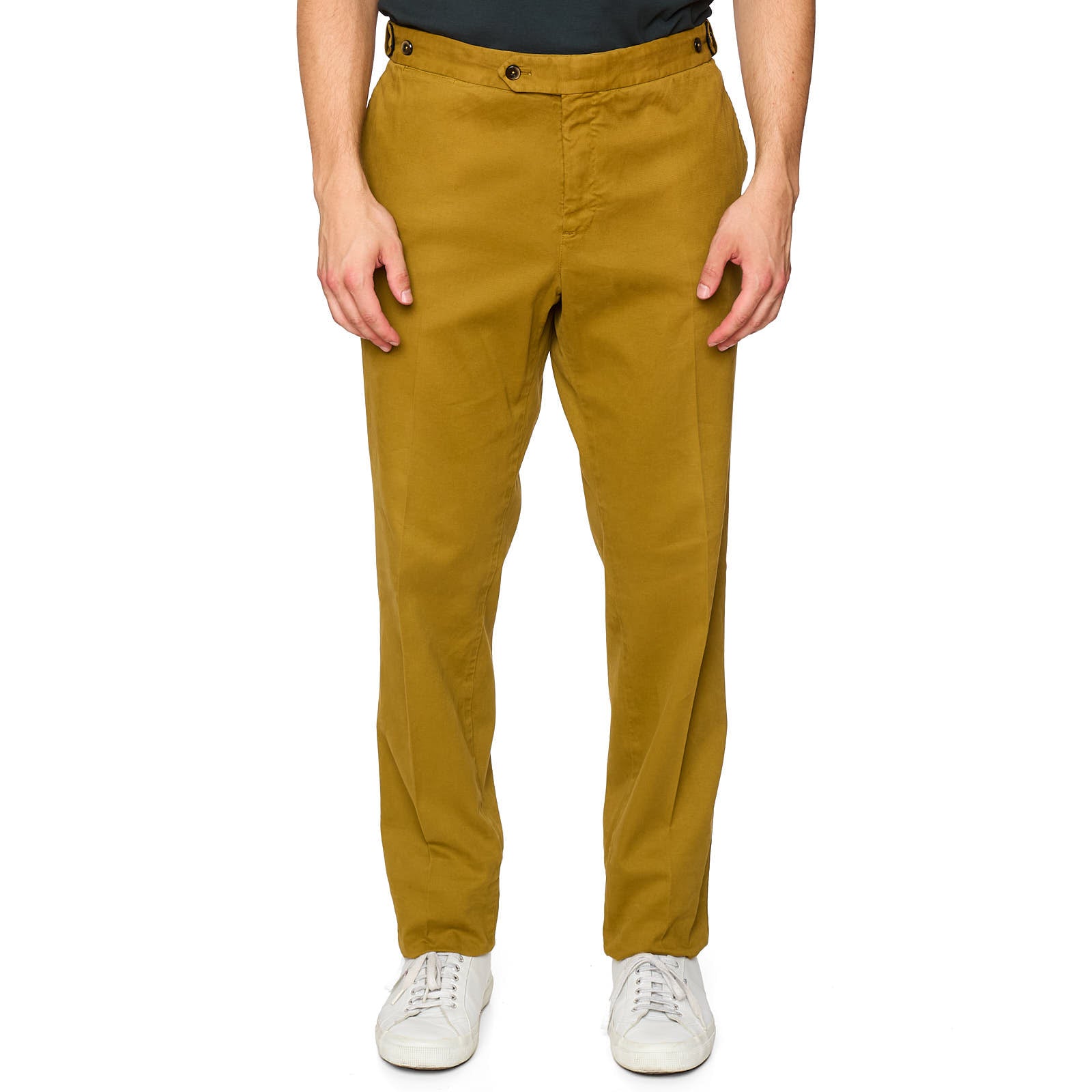 PT PANTALONI TORINO Khakie Slim Fit Stretch Cotton Chino Pants NEW