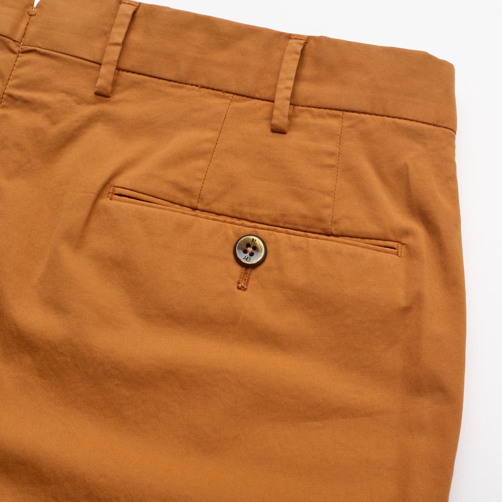 PT PANTALONI TORINO Burnt Orange Slim Fit Stretch Chino Pants NEW