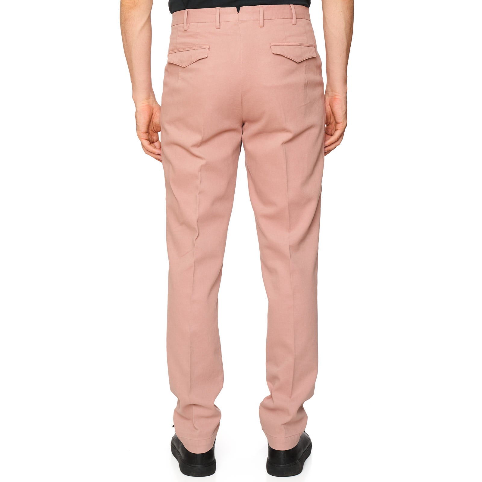 PT PANTALONI TORINO Mauve Cotton-Lyocell Master Fit Chino Pants NEW