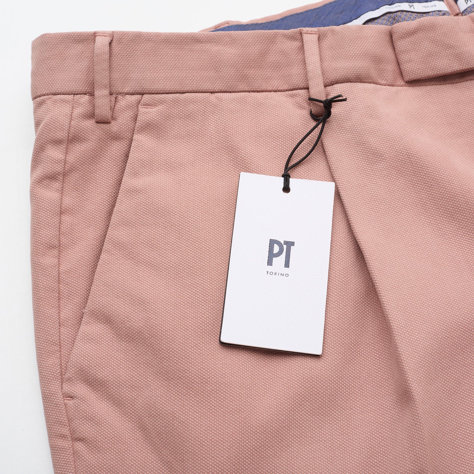 PT PANTALONI TORINO Mauve Cotton-Lyocell Master Fit Chino Pants NEW