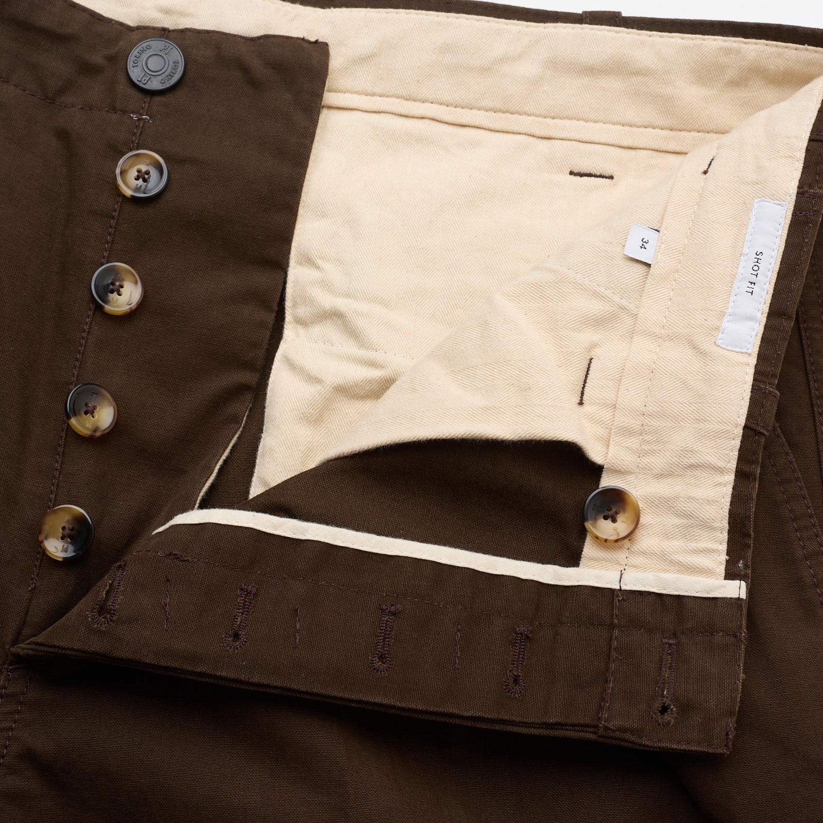 PT PANTALONI TORINO Brown "Worn Out" Shot Fit Stretch Chino Pants NEW