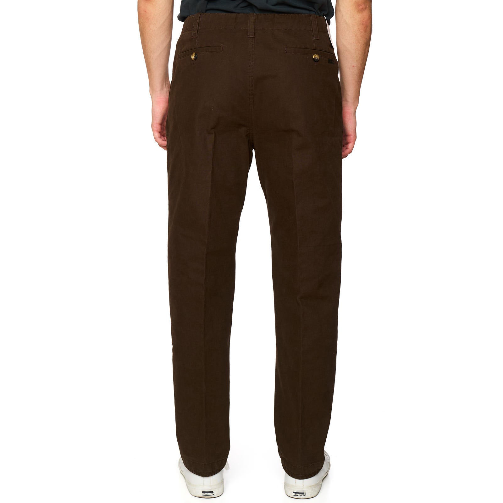 PT PANTALONI TORINO Brown "Worn Out" Shot Fit Stretch Chino Pants NEW