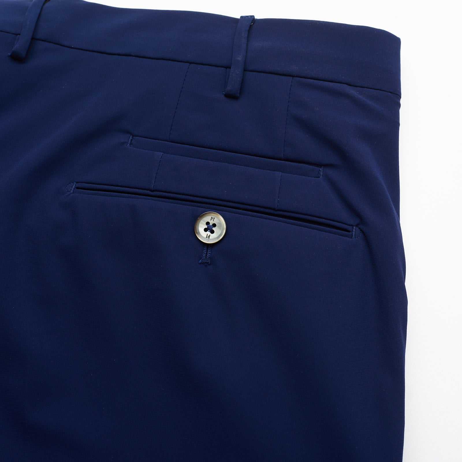 PT PANTALONI TORINO Superslim Blue Stretch Dress Pants EU 56 NEW US 38