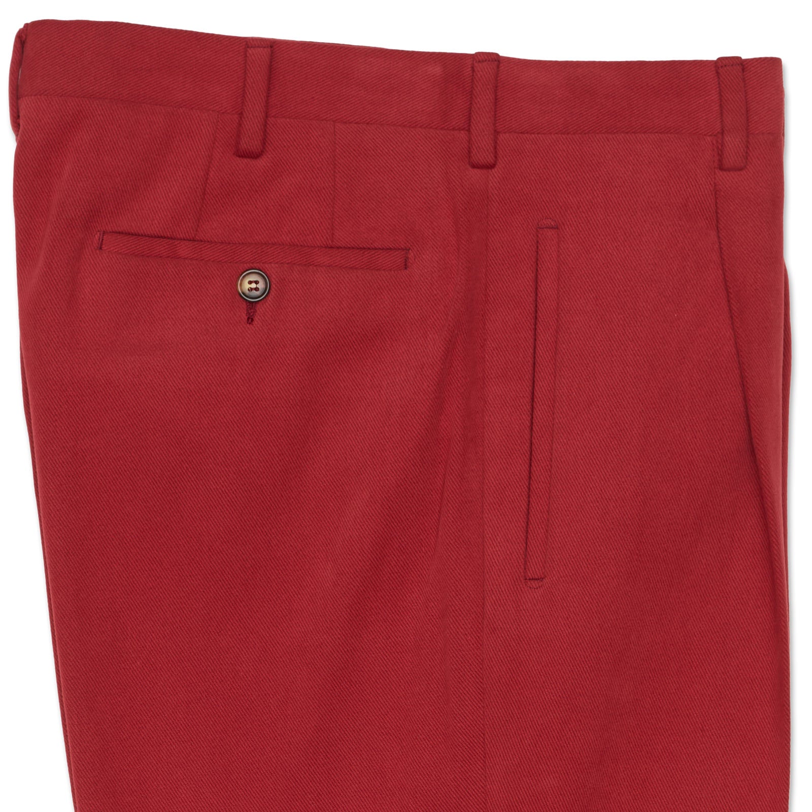 ROTA for Bardelli Red Cotton Twill Pants EU 48 NEW US 32