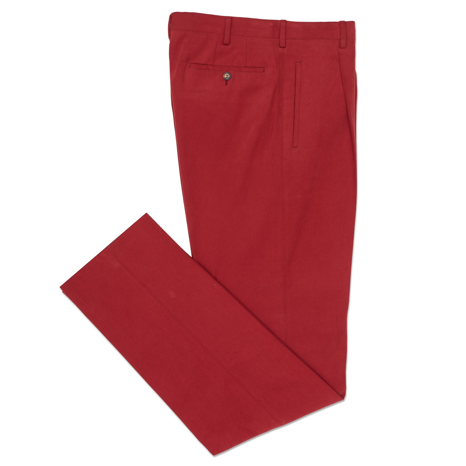 ROTA for Bardelli Red Cotton Twill Pants EU 48 NEW US 32