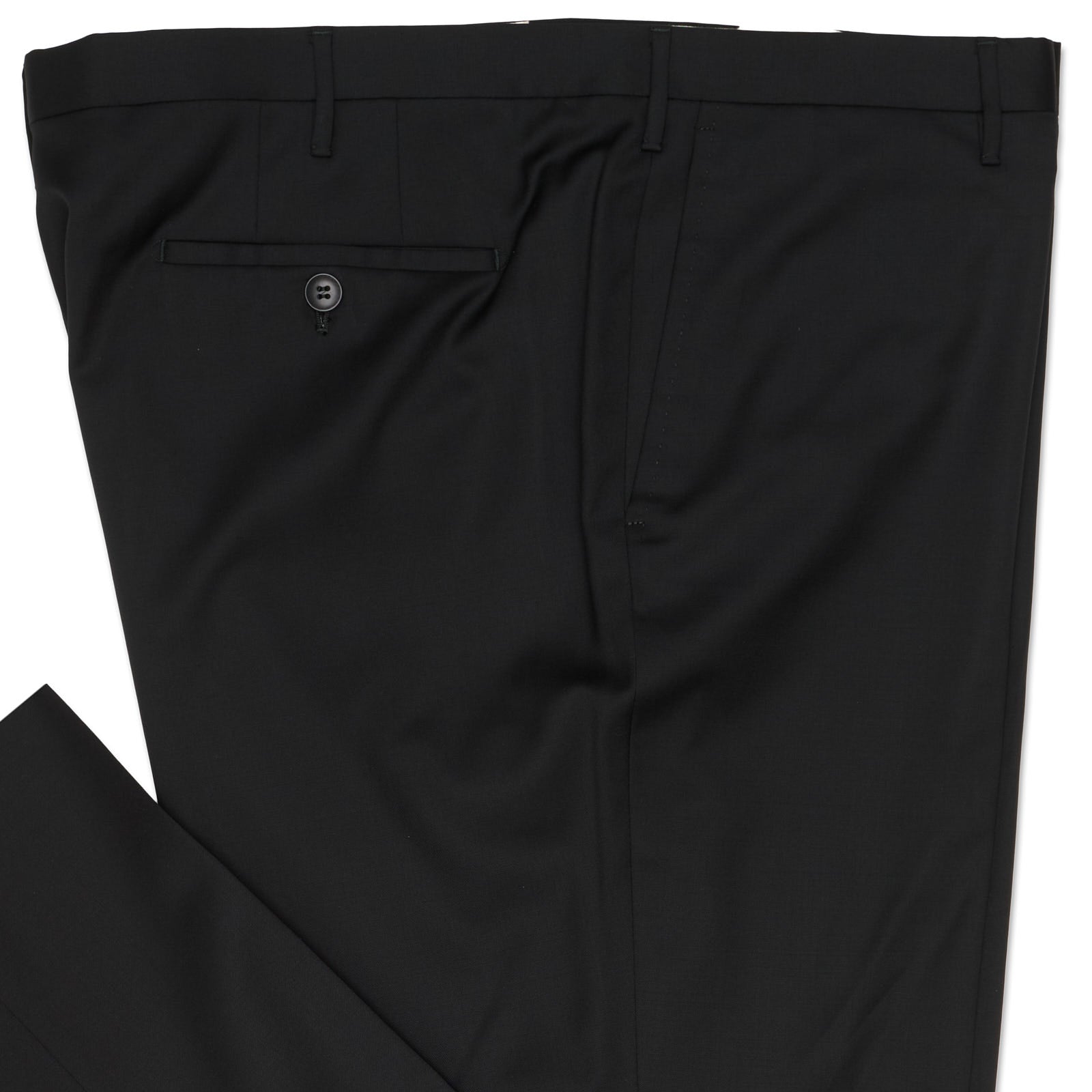 ROTA for VANNUCCI Black Wool Dress Pants EU 60 NEW US 44