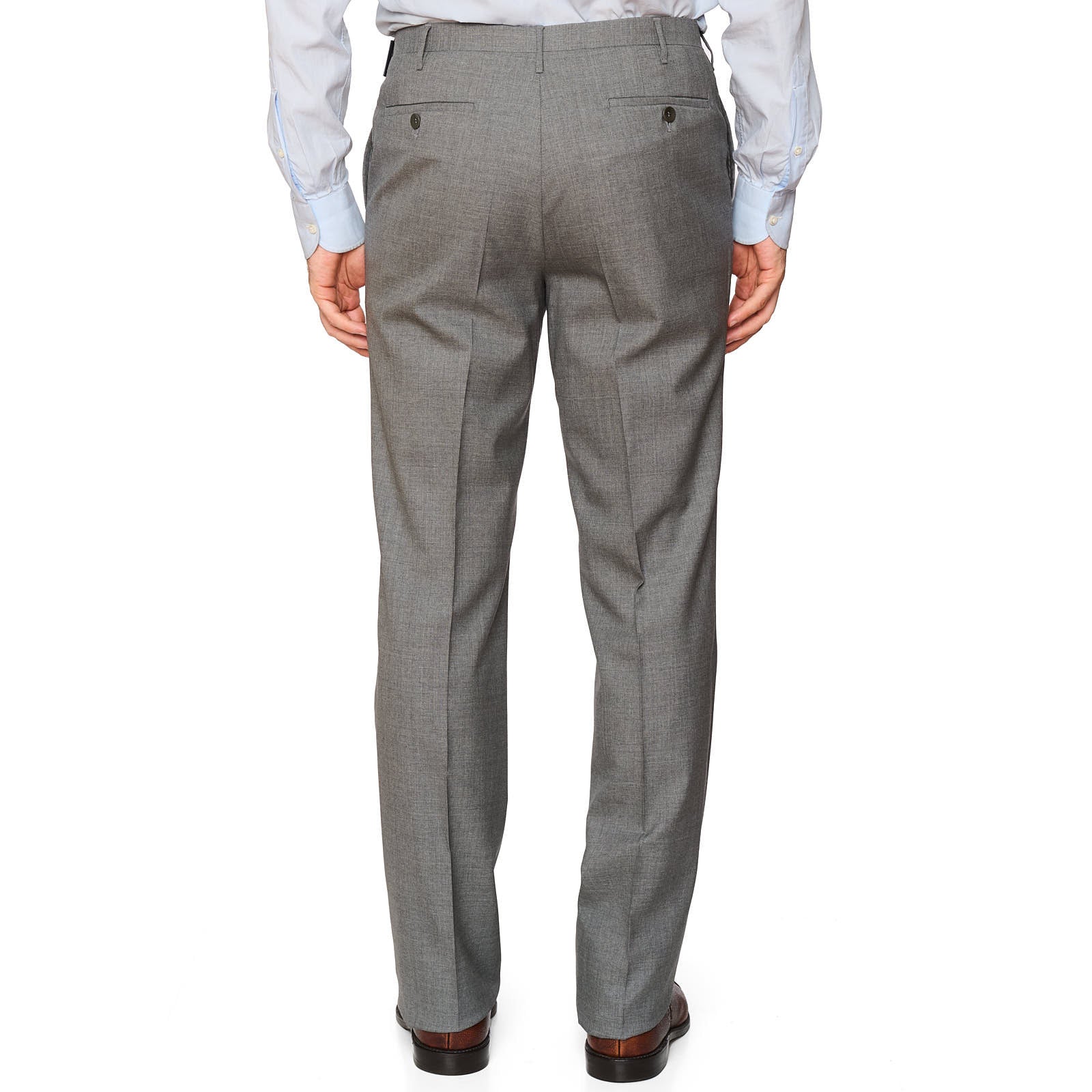 ROTA for VANNUCCI Gray Wool Sartorial Dress Pants EU 50 NEW US 34