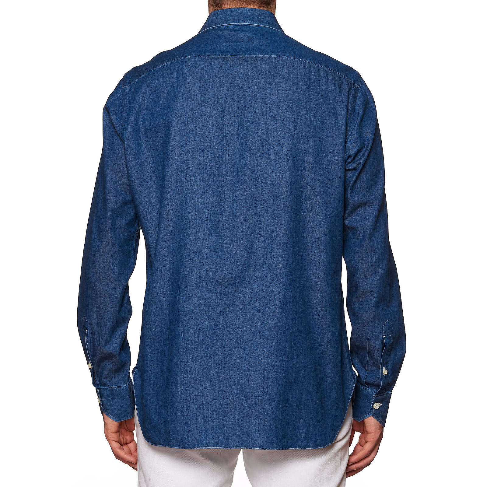 Rhysley Men's Blue Regular Fit Denim Casual Shirt with Spread Collar & Full  Sleeves : Amazon.in: Clothing & Accessories