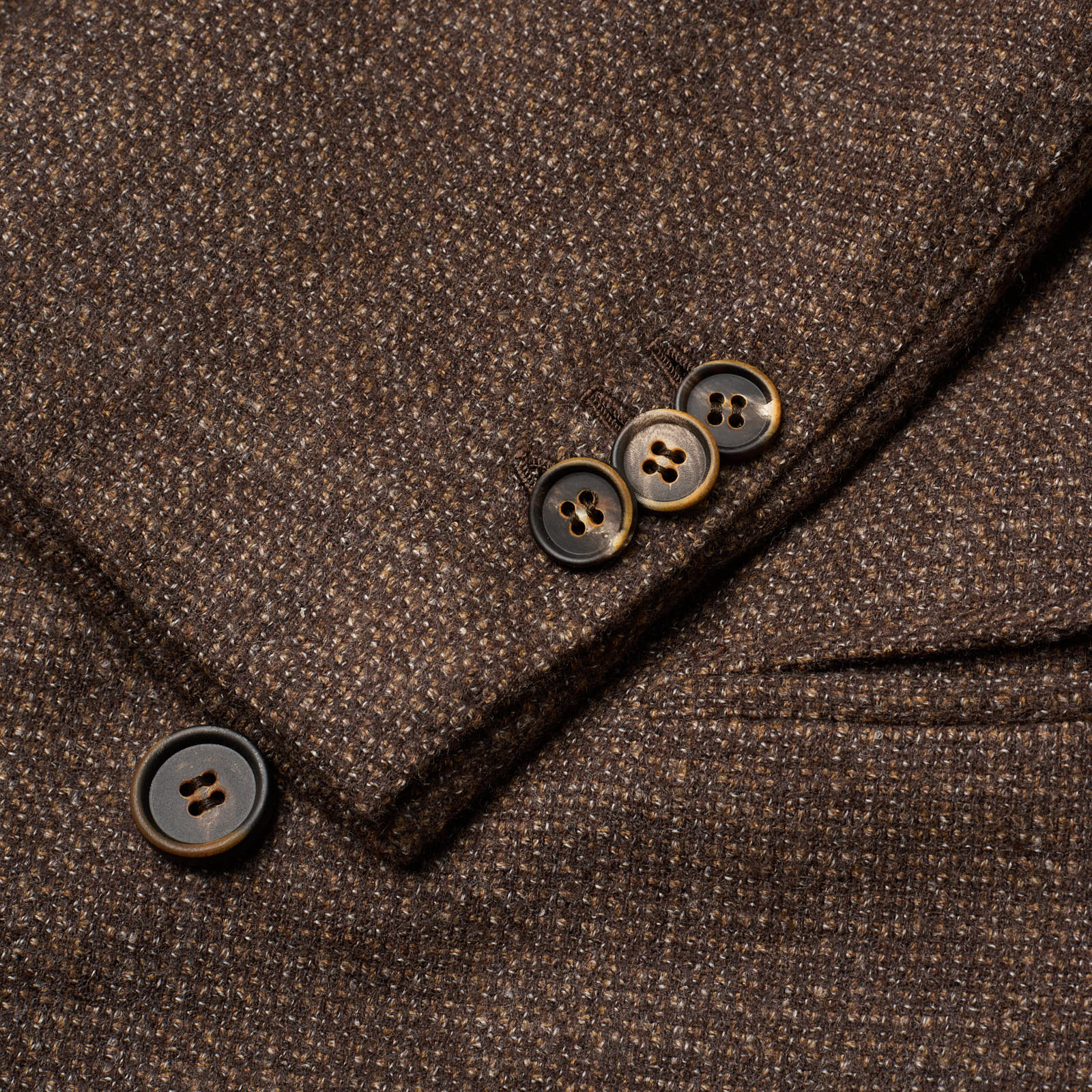 SARTORIA CHIAIA Handmade Bespoke Brown Loro Piana Cashmere Suit EU 54 NEW US 44