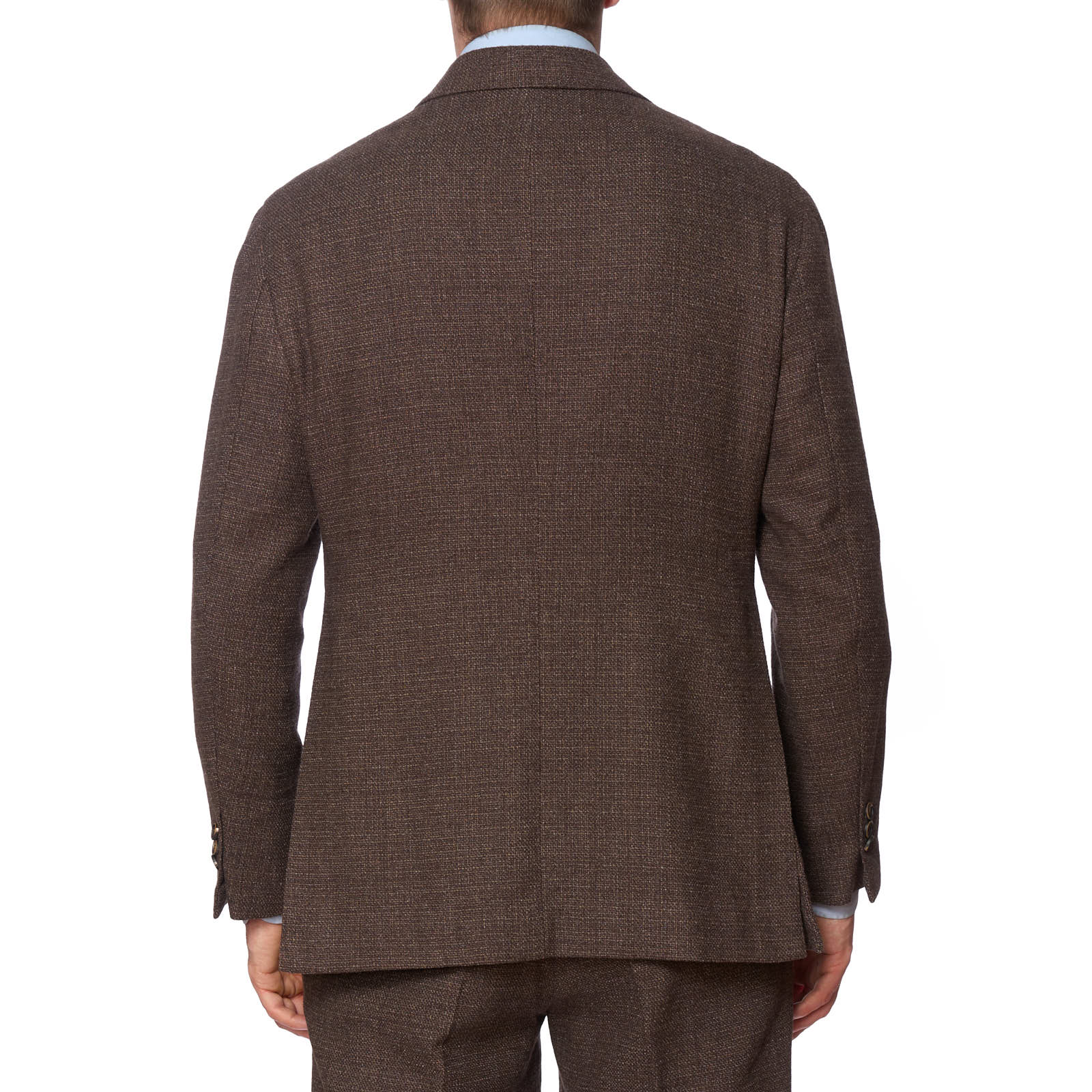 SARTORIA CHIAIA Handmade Bespoke Brown Loro Piana Cashmere Suit EU 54 NEW US 44