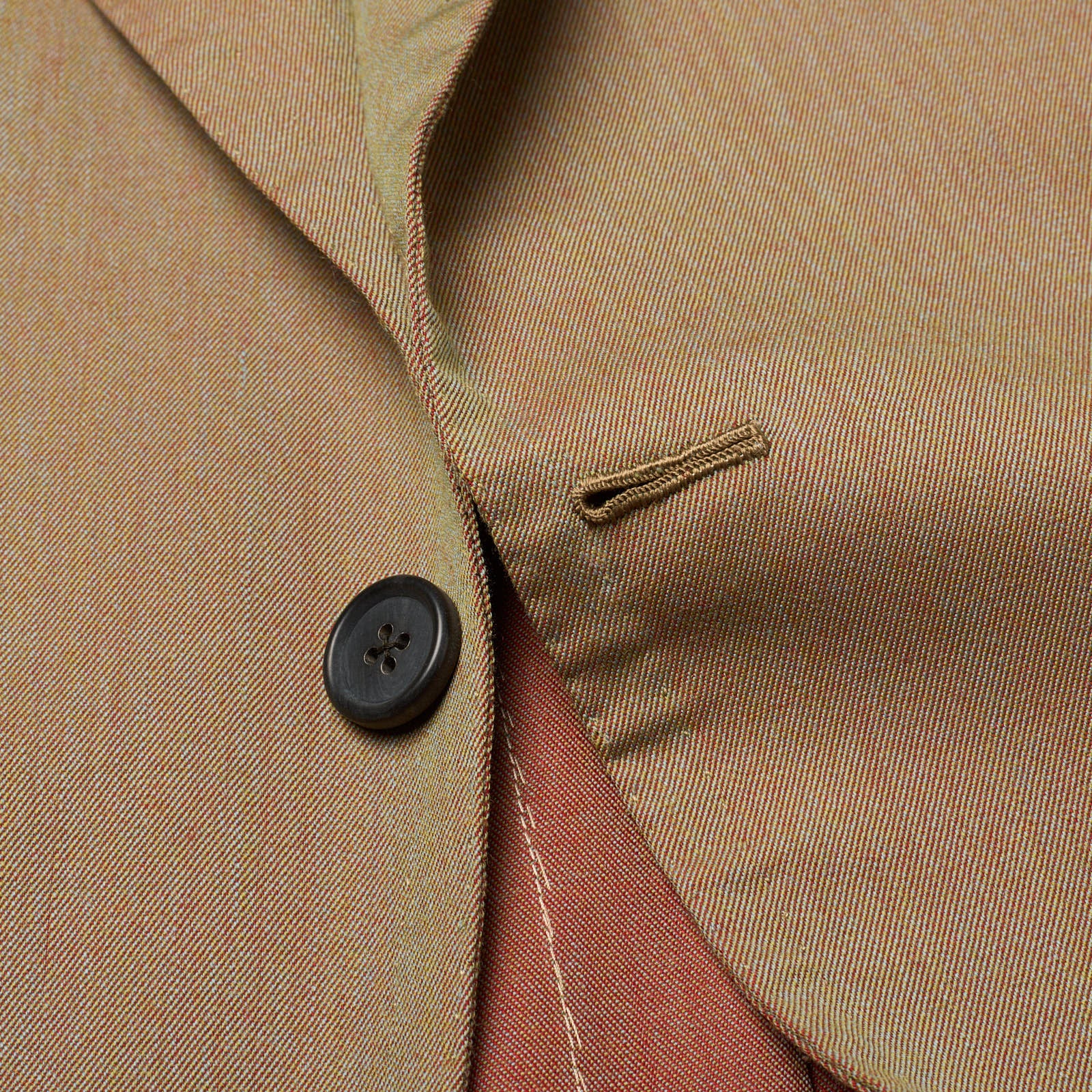 SARTORIA CHIAIA Bespoke Handmade Tan Solaro Wool Suit EU 50 NEW US 38-40