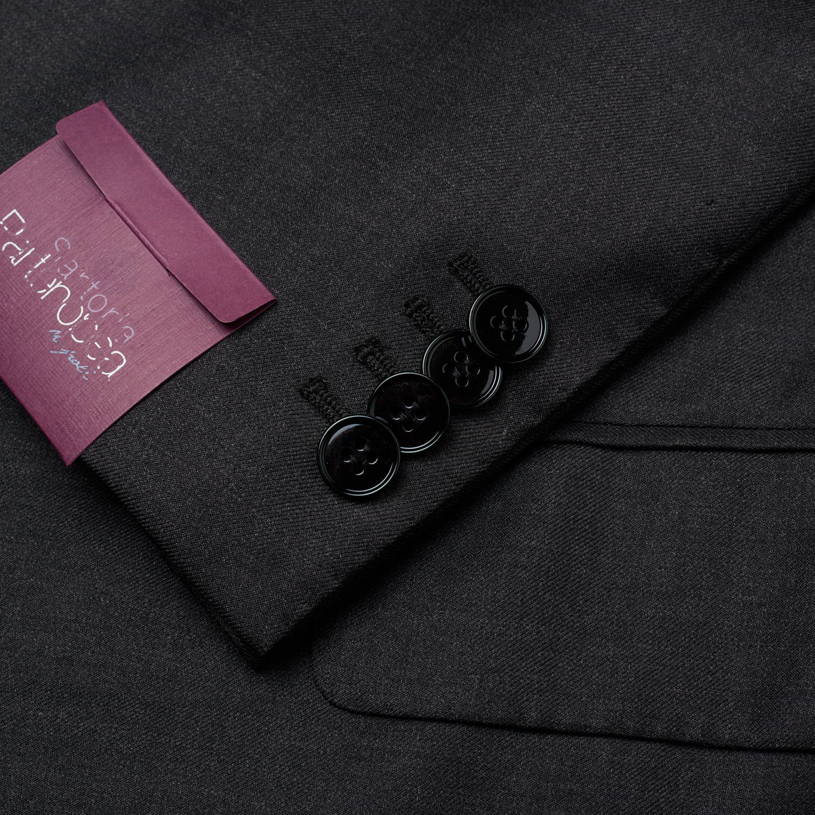 SARTORIA PARTENOPEA x VANNUCCI Gray Wool Super 110's Handmade Suit EU 58 US 48