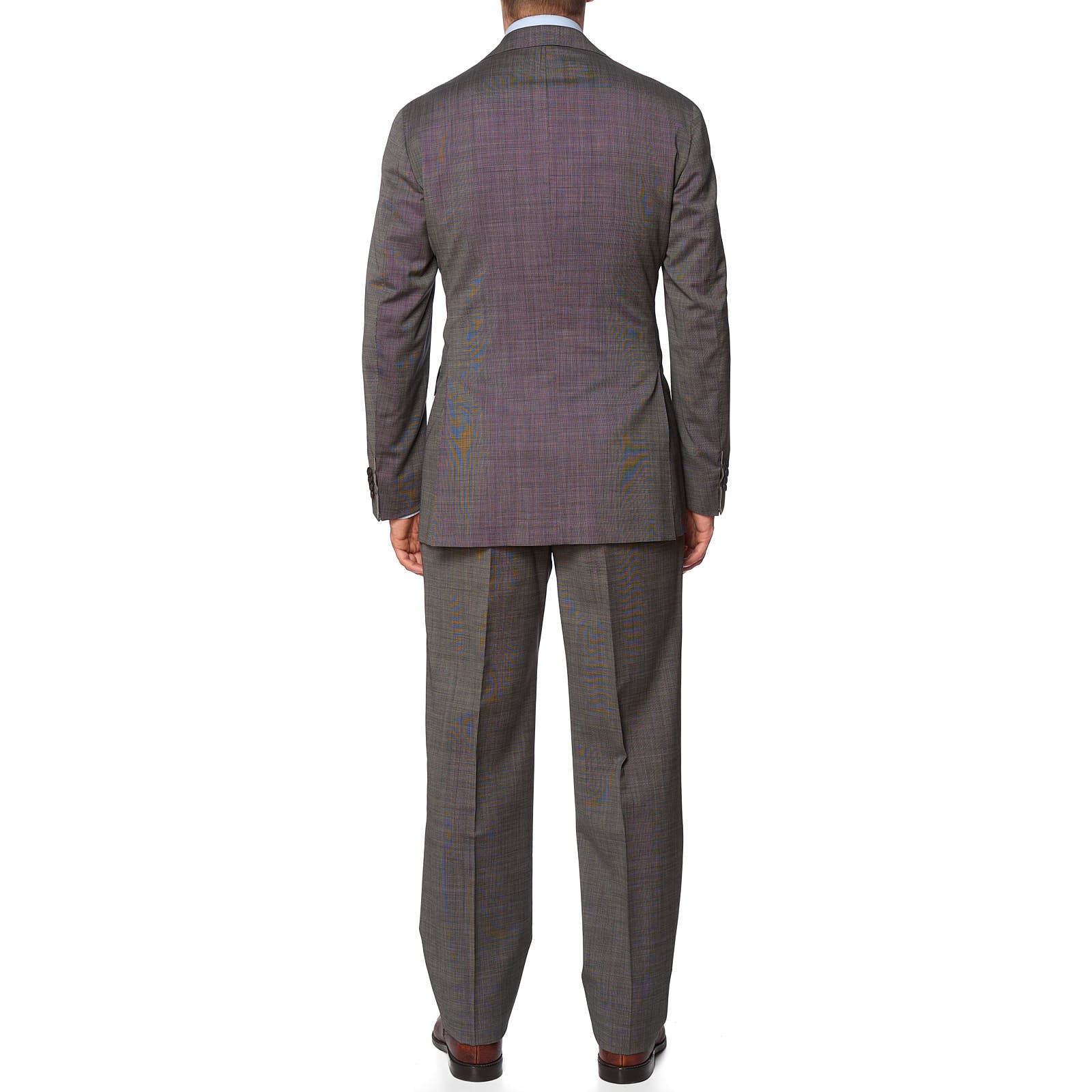 SARTORIA PARTENOPEA x VANNUCCI Gray Wool-Mohair Handmade Suit EU 52 NEW US 42