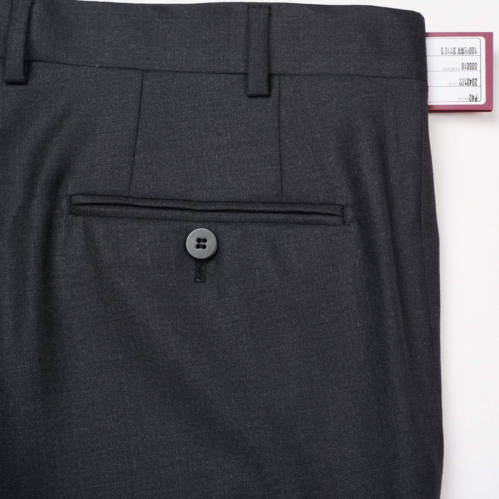 SARTORIA PARTENOPEA for VANNUCCI Gray Wool Super 110's Dress Pants EU 56 NEW US 40