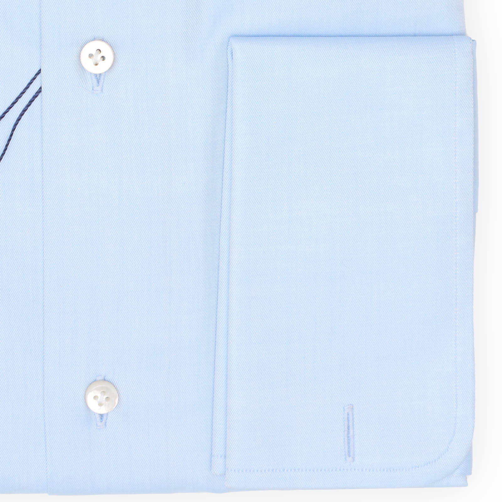 Sartoria Men’s French-Cuff Dress Shirt. high quality Light-Blue