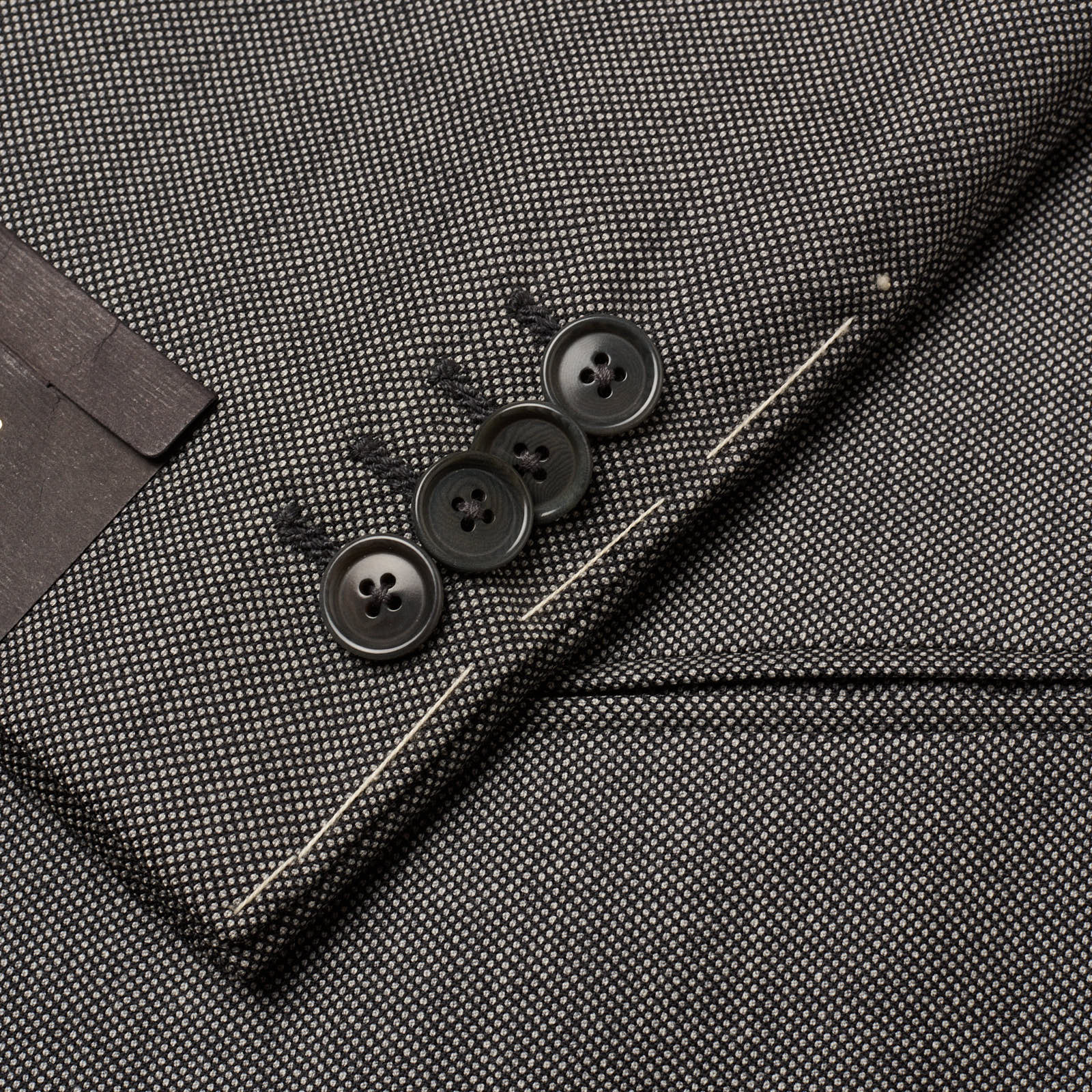 SARTORIA PARTENOPEA for Vannucci Handmade Gray Wool Jacket EU 52 US 42 Short