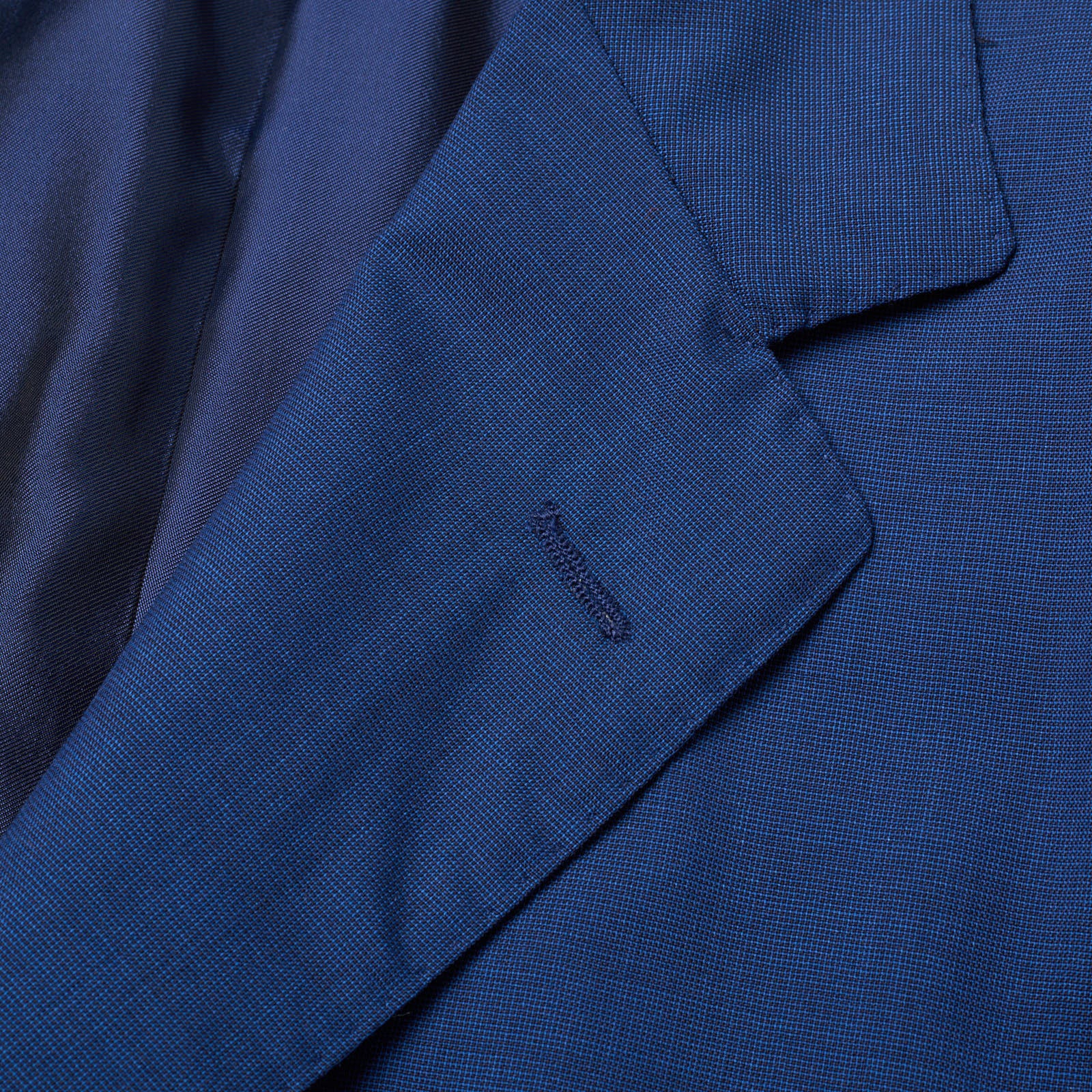 SARTORIO Napoli Blue Virgin Wool Super 140's Suit EU 46 NEW US 36