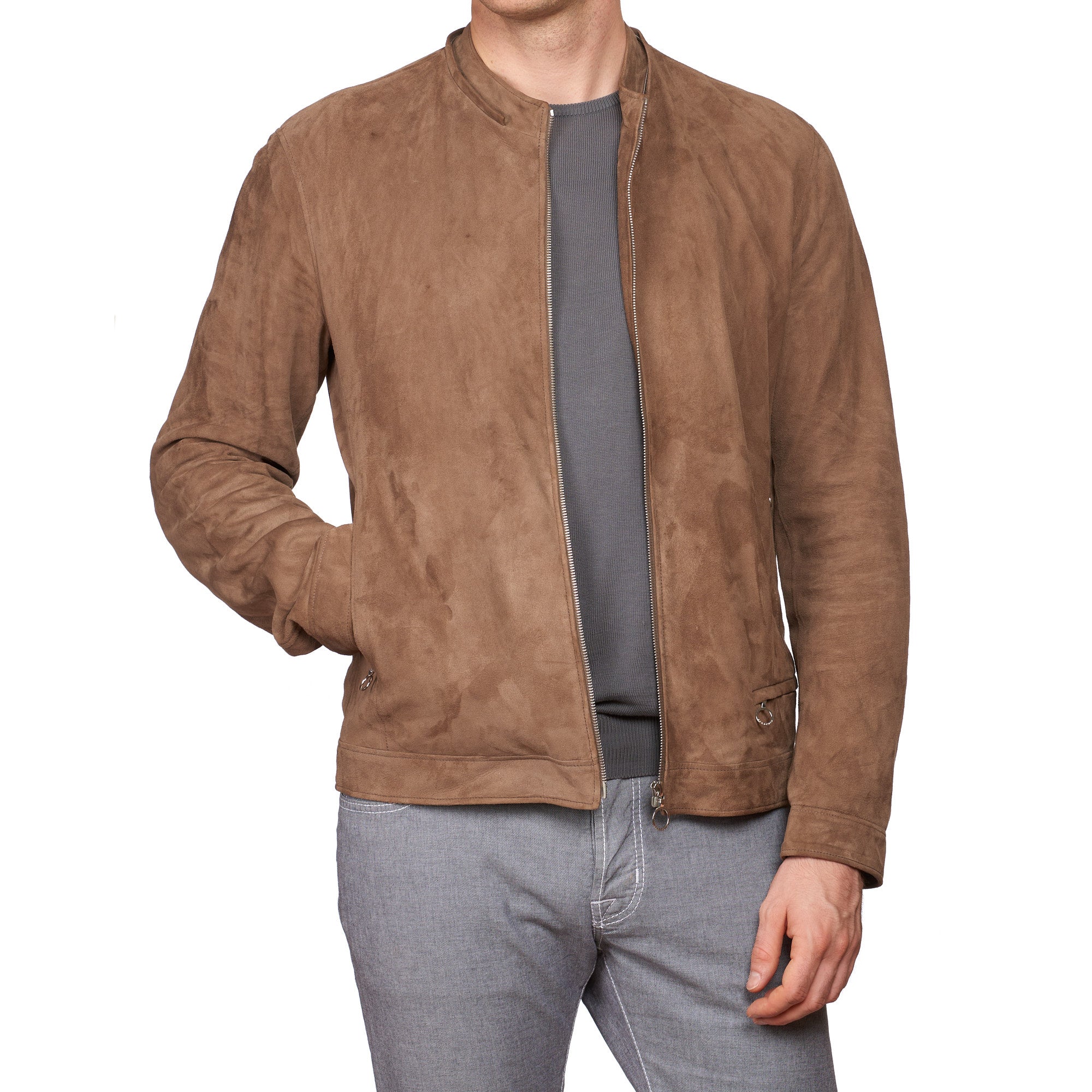 Goatskin on sale leather jacket