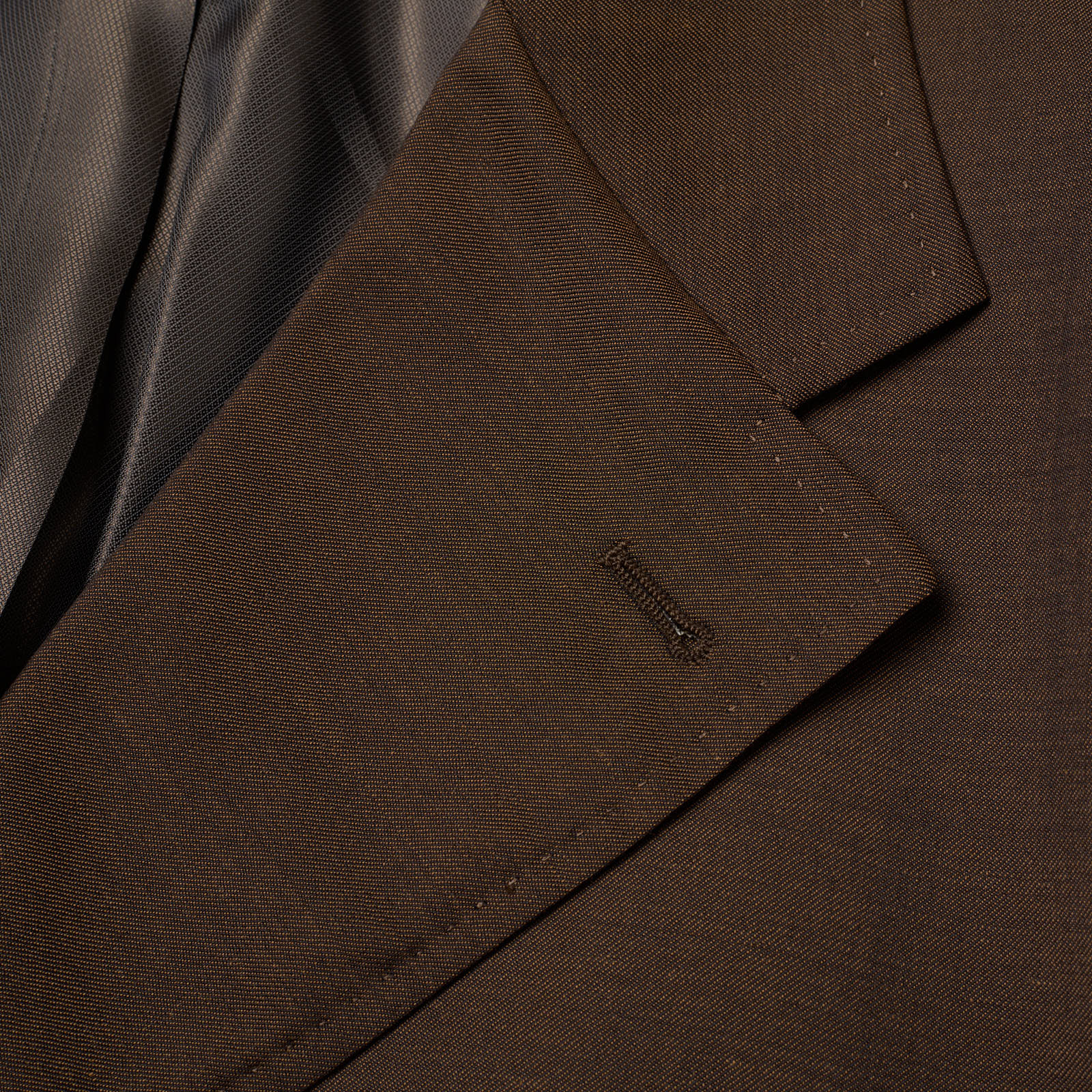 STUVARD MOOIS Brown Wool Super 100's Suit EU 56 NEW US 44 46