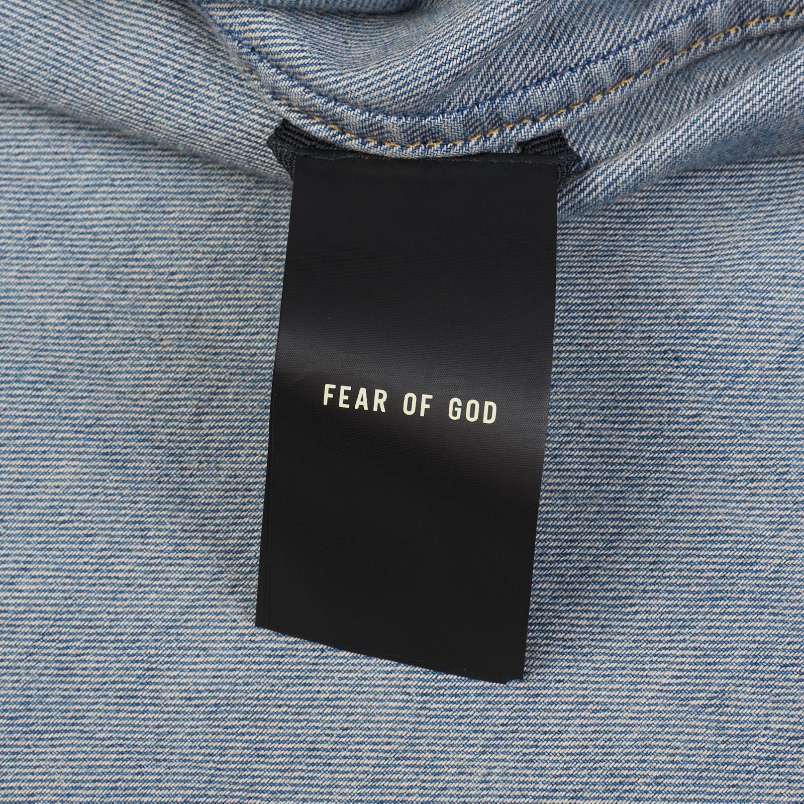 FEAR OF GOD Eternal Blue Denim Casual Shirt NEW Size L