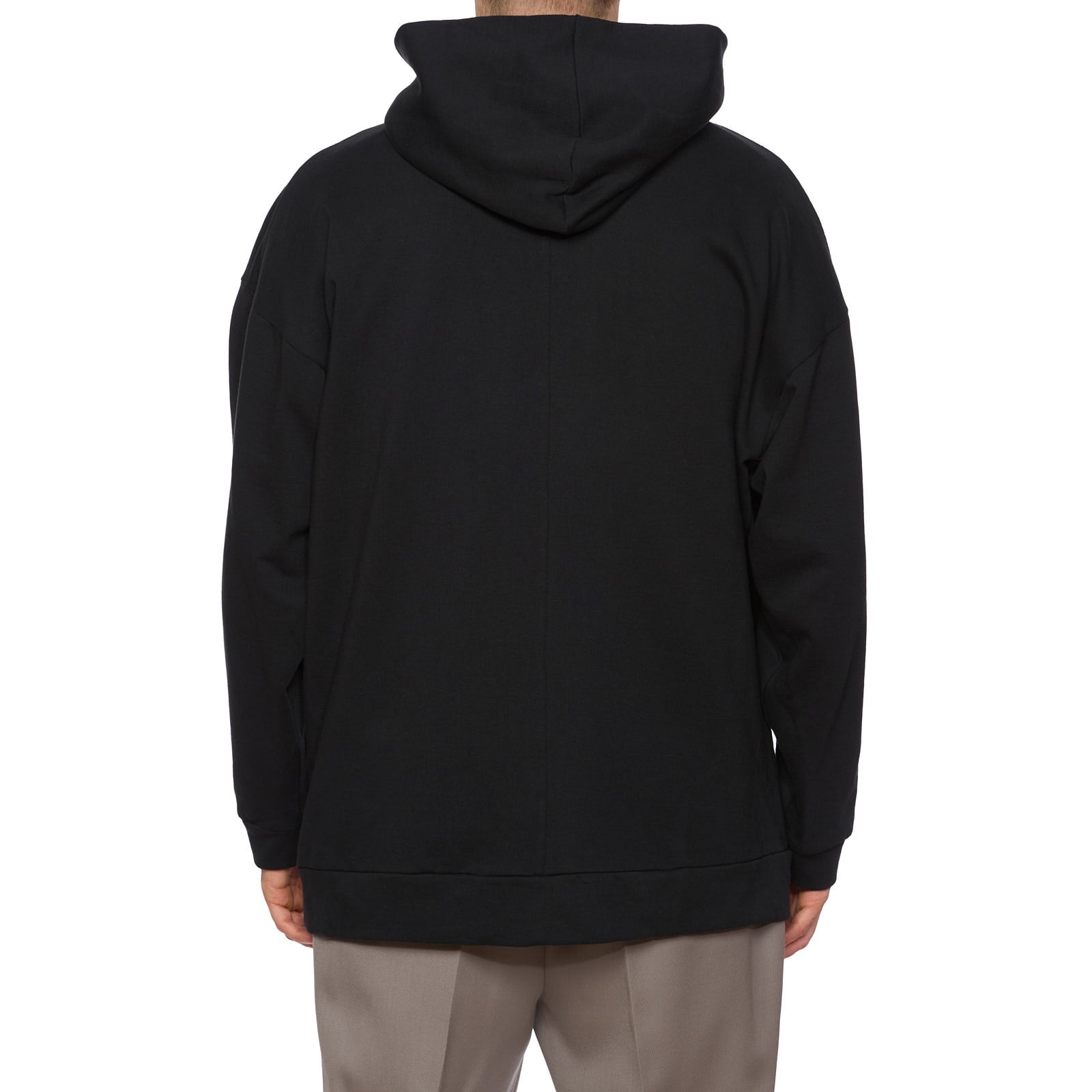 THE ROW "Essoni" Black Essoni Cotton Jersey Hoodie NEW L