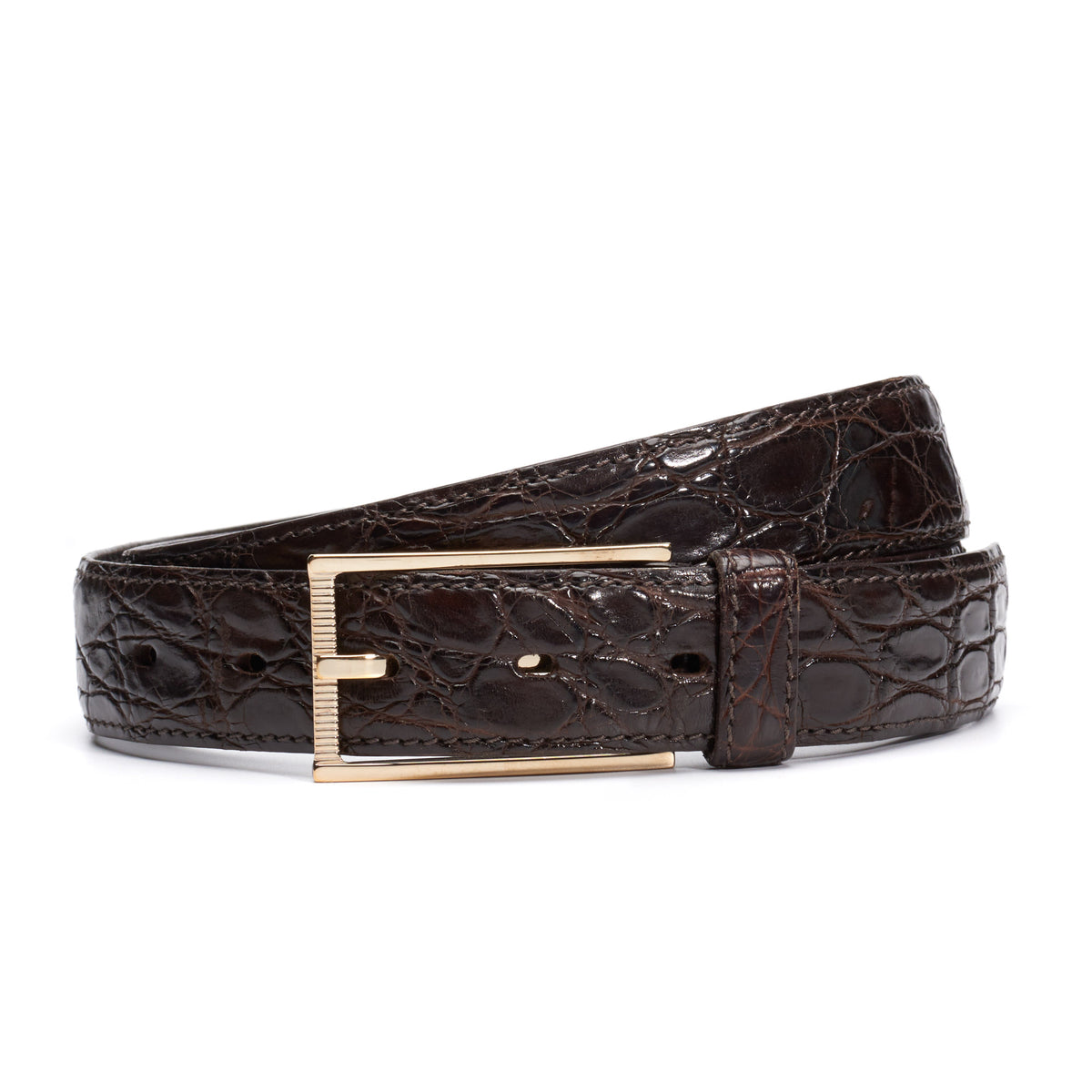 Crocodile belt Louis Vuitton Black size Not specified