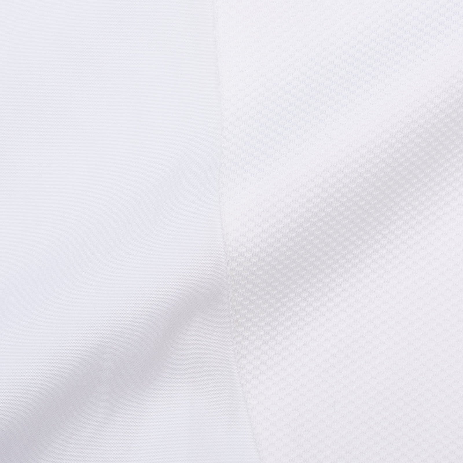 TOM FORD White Cotton French Cuff Tuxedo Formal Shirt EU 41 NEW US 16