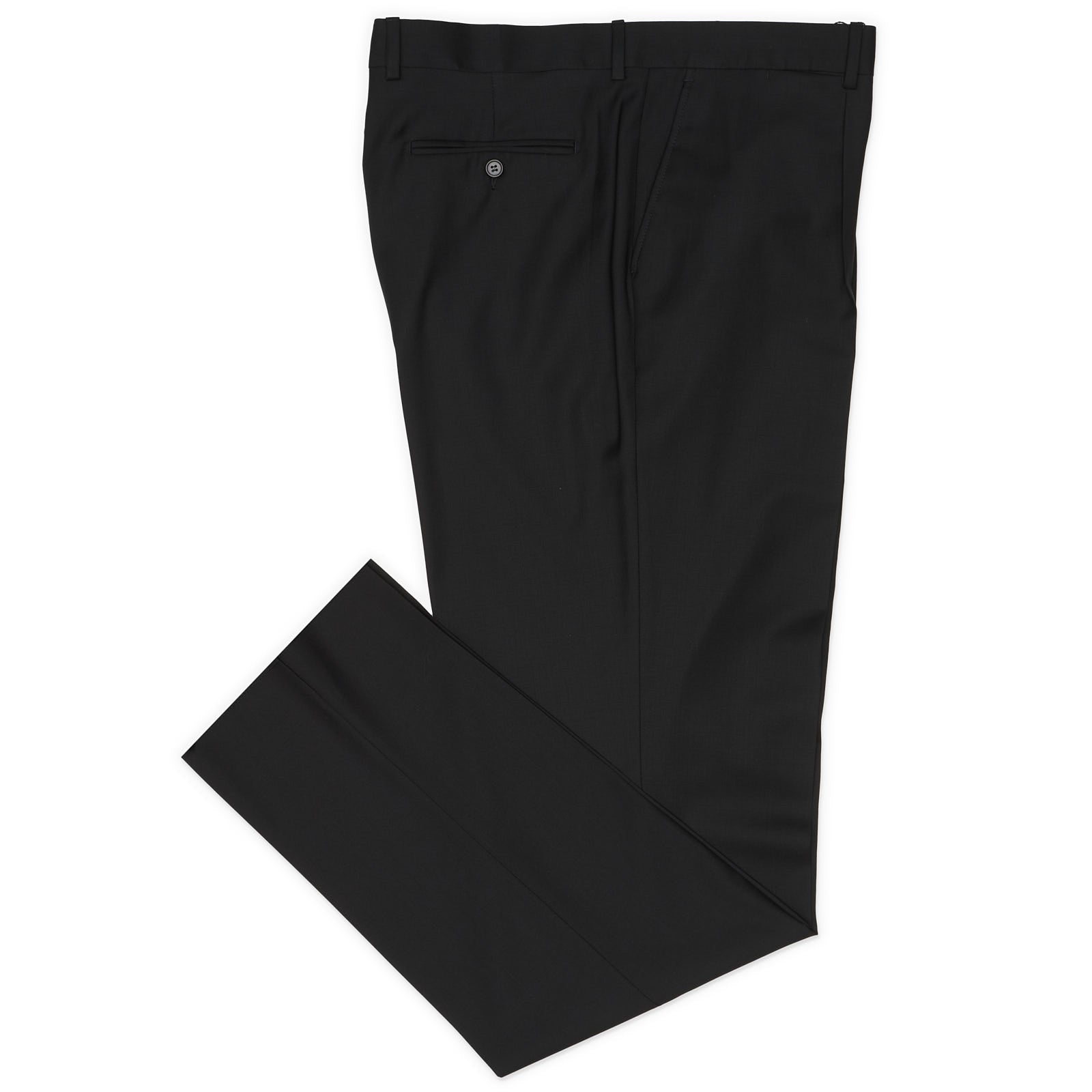 VANNUCCI MILANO Black REDA Super 100'S Dress Pants EU 58 NEW US 42