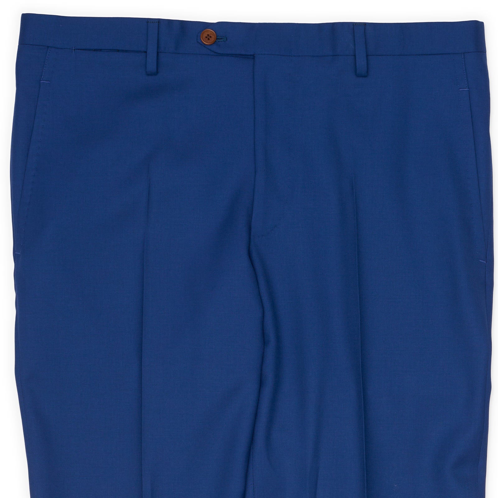 VANNUCCI MILANO Handmade Royal Blue Super 130'S Dress Pants EU 48 NEW US 32