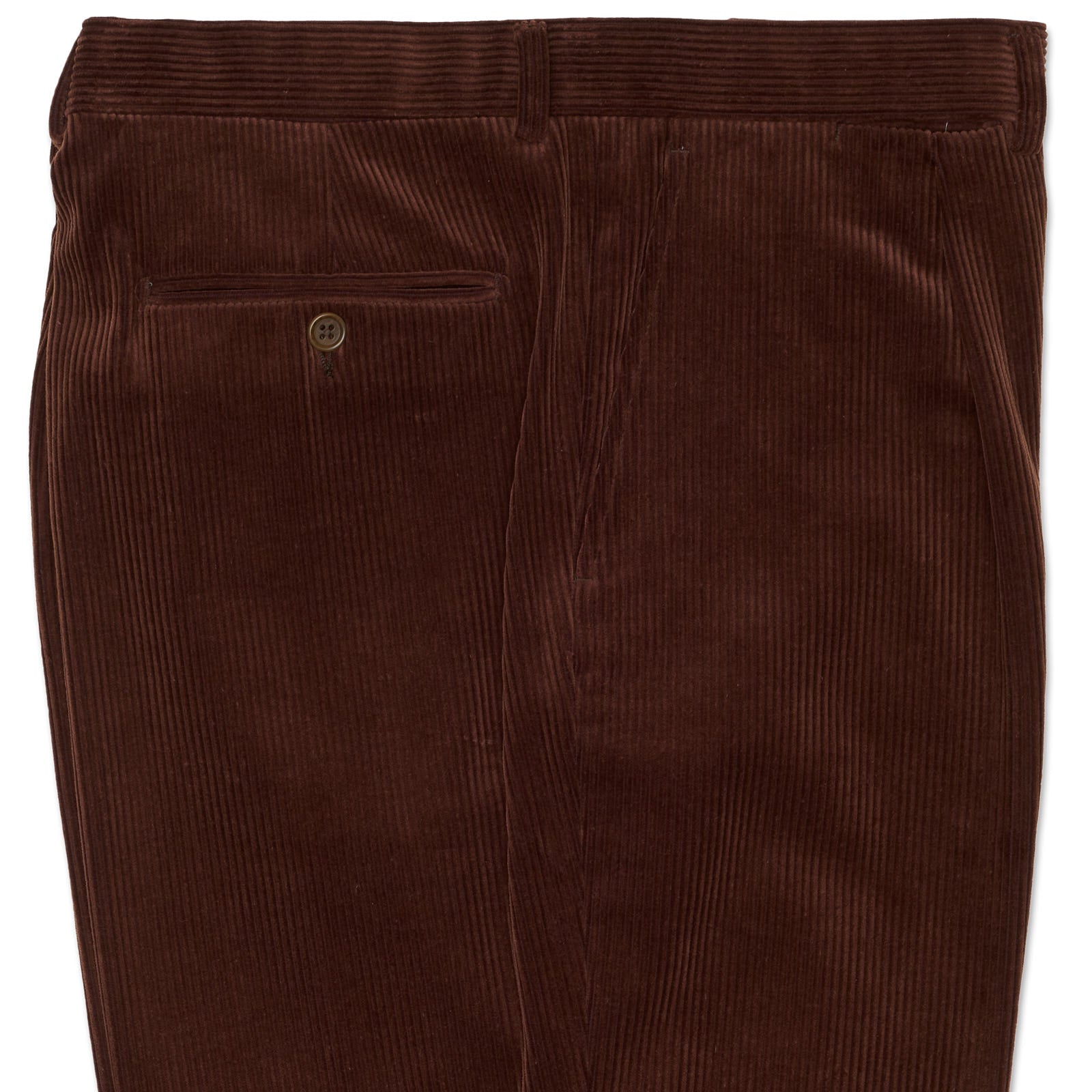 VANNUCCI MILANO Brown Cotton Corduroy Dress Pants NEW EU 58 NEW US 40