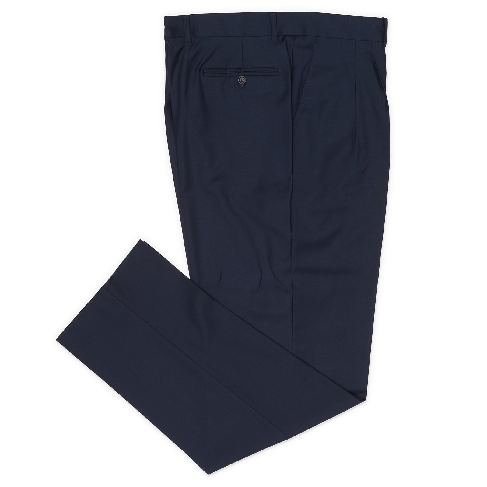 VANNUCCI MILANO Dark Blue Wool Dress Pants EU 56 NEW US 40