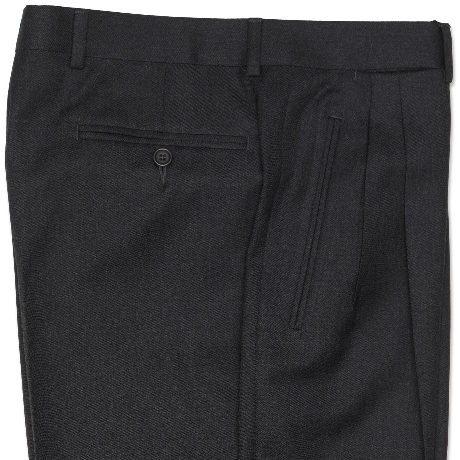 VANNUCCI MILANO Dark Gray Wool Dress Pants NEW EU 46 NEW US 30