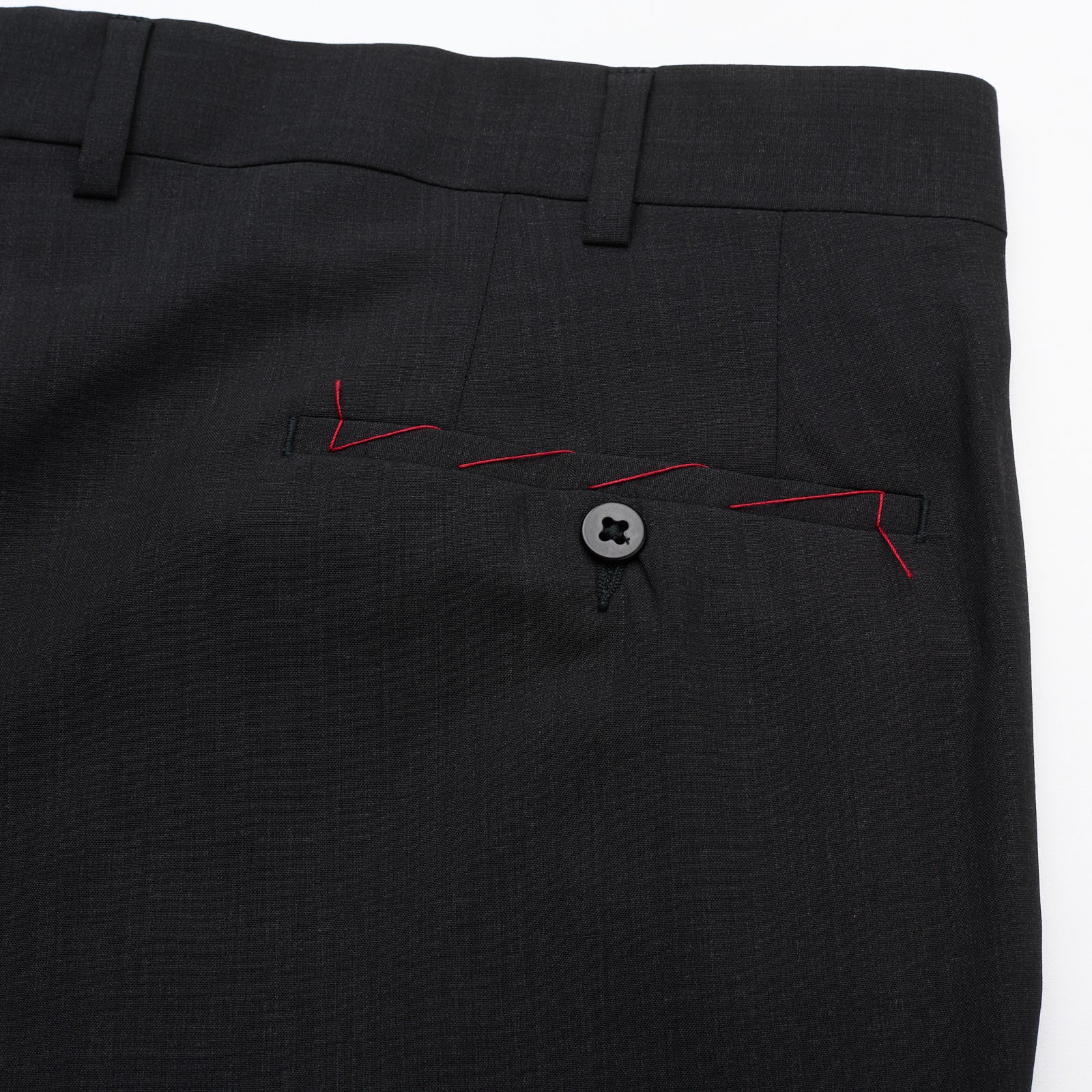 VANNUCCI MILANO Drak Charcoal Super 140'S Dress Pants EU 56 NEW US 40