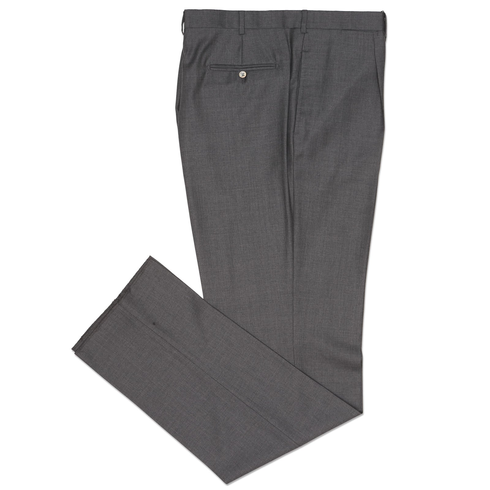 VANNUCCI MILANO Handmade Gray Wool Dress Pants EU 58 NEW US 40