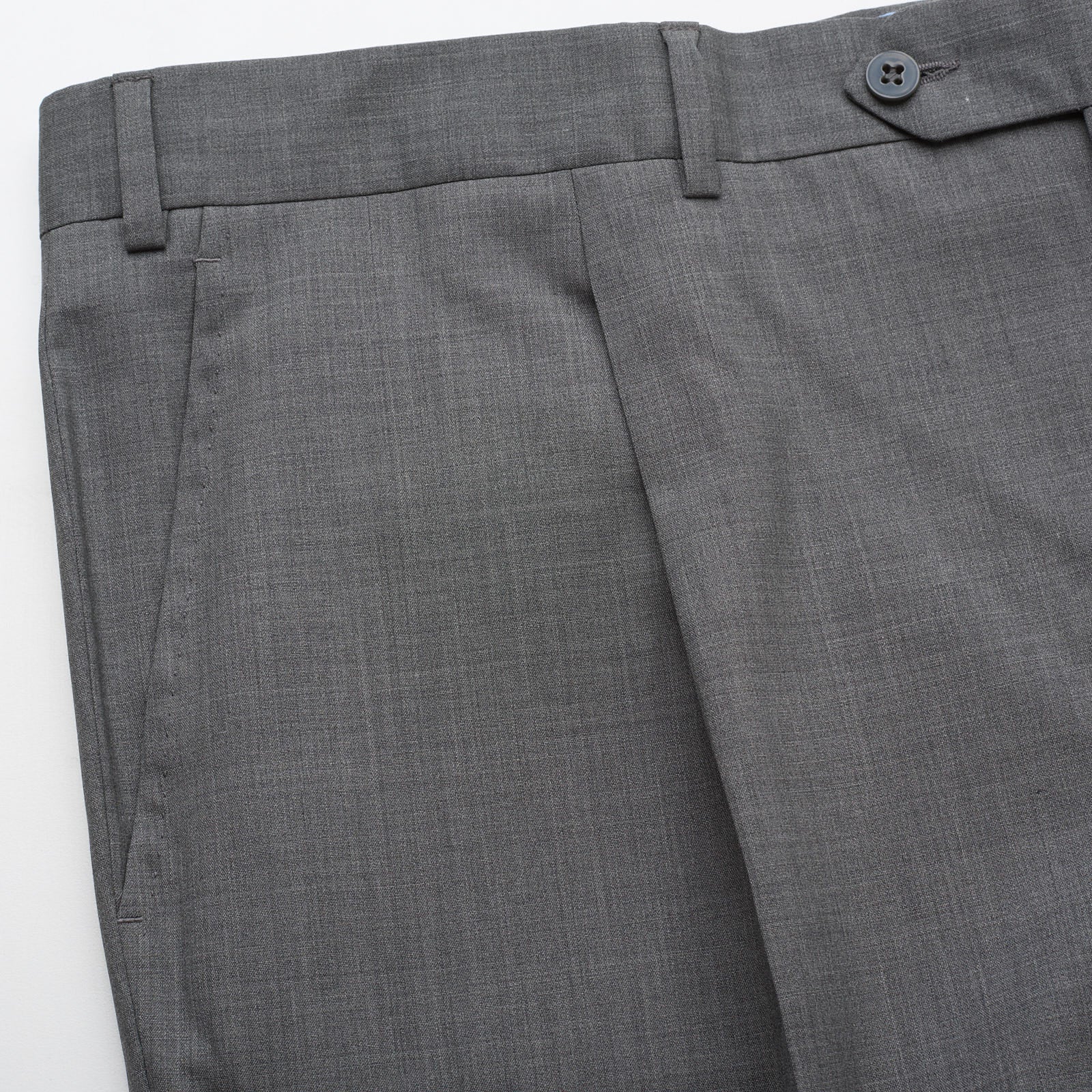 VANNUCCI MILANO Light Gray Super 140'S Dress Pants NEW