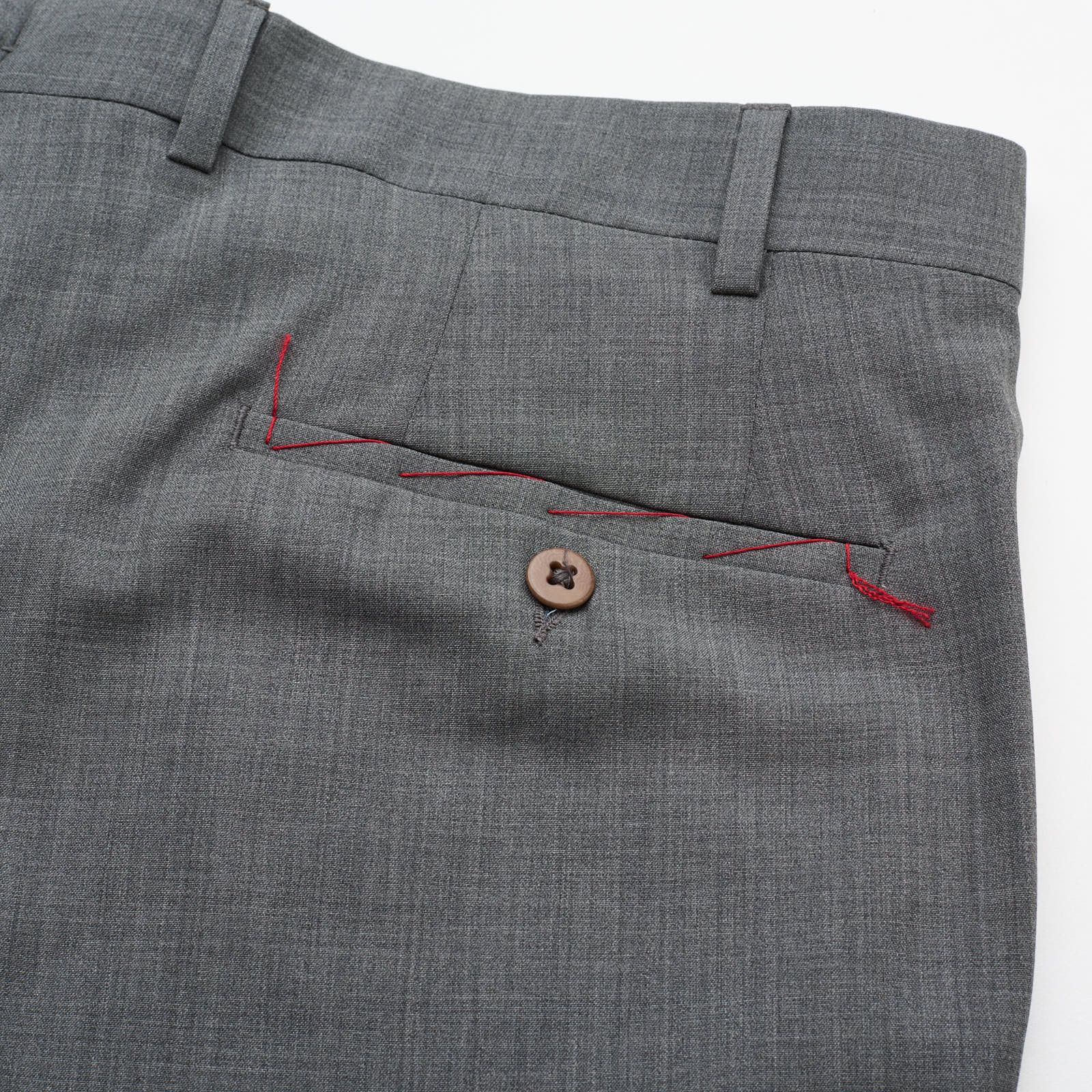 VANNUCCI MILAN Gray Wool Dress Pants EU 50 NEW US 34