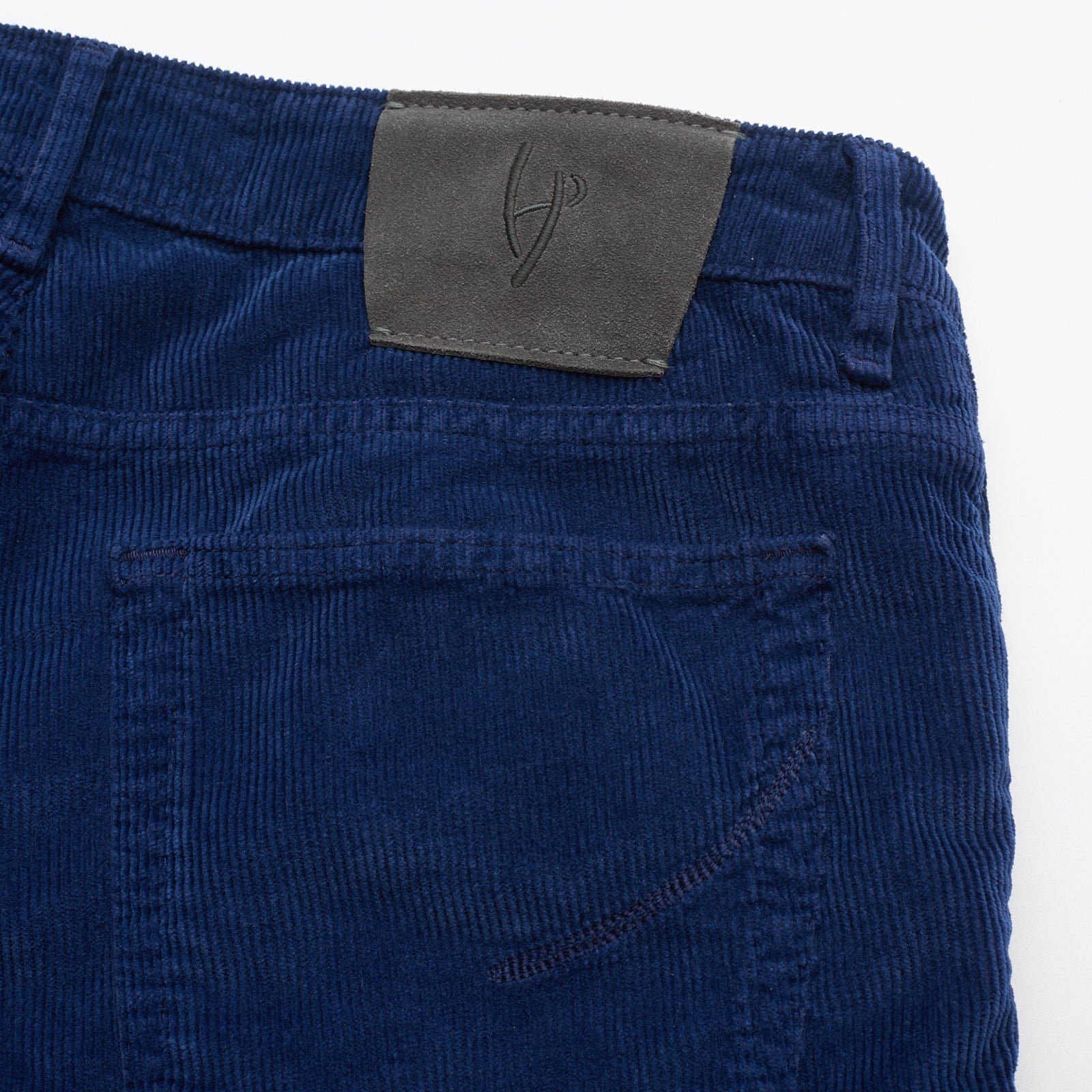 HANDPICKED Blue "RAVELLO" Stretch Corduroy Jeans NEW Slim Fit