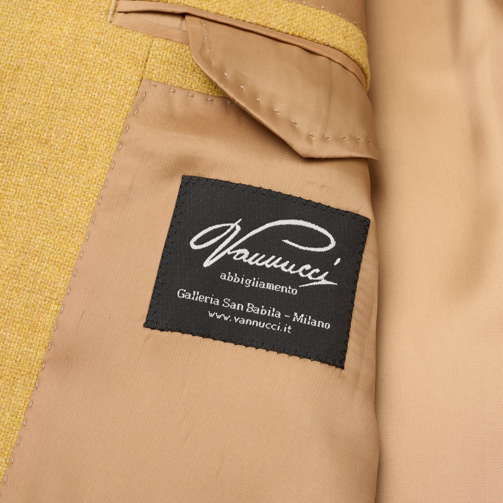 VANNUCCI Milano Virgin Wool-Cashmere Flannel Jacket EU 50 NEW US 40