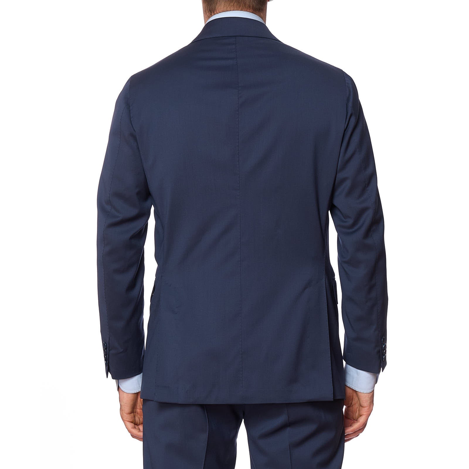 VANNUCCI Milano Blue Wool Suit EU 52 NEW US 42