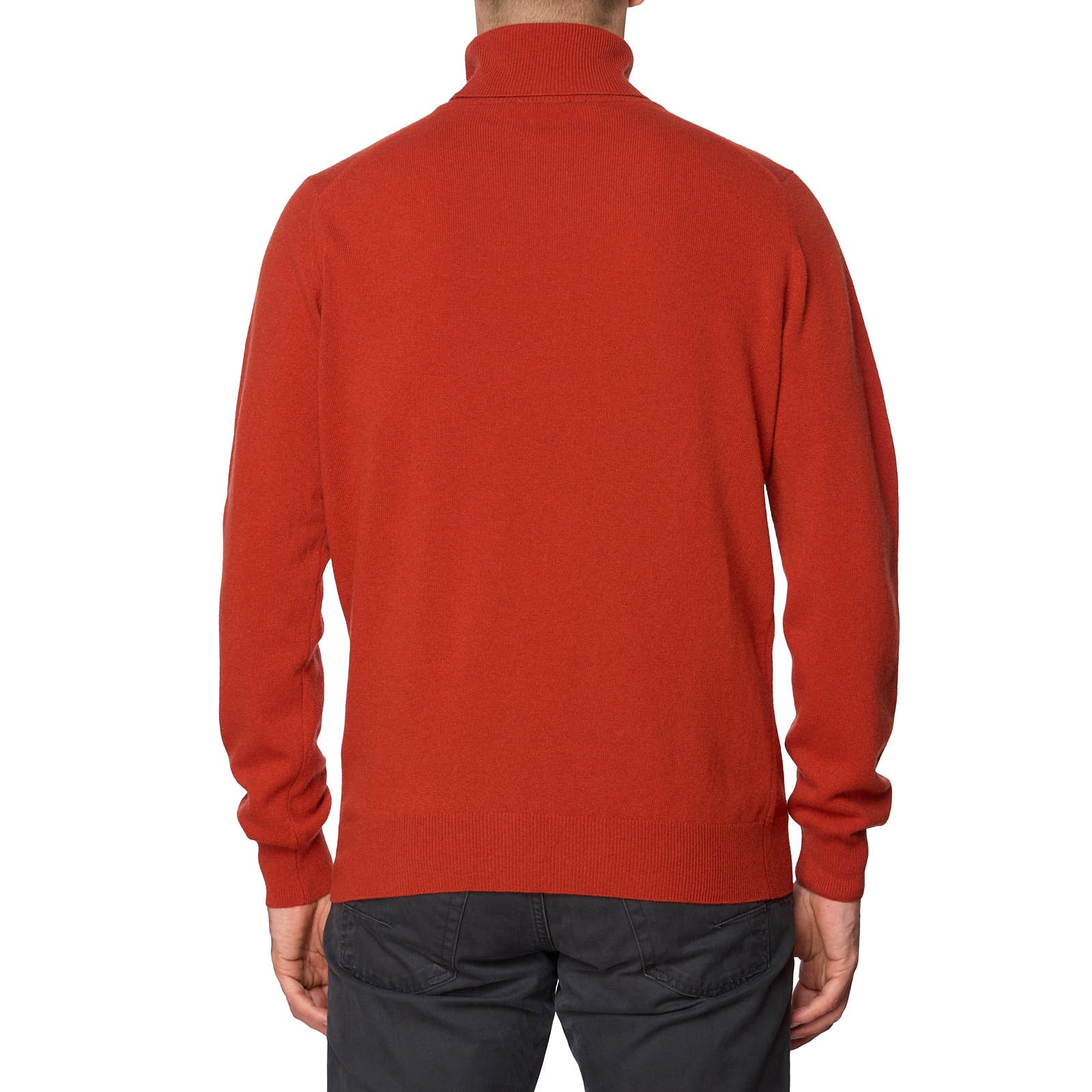 Suitsupply Burnt Orange Wool outlet Cashmere Turtleneck M