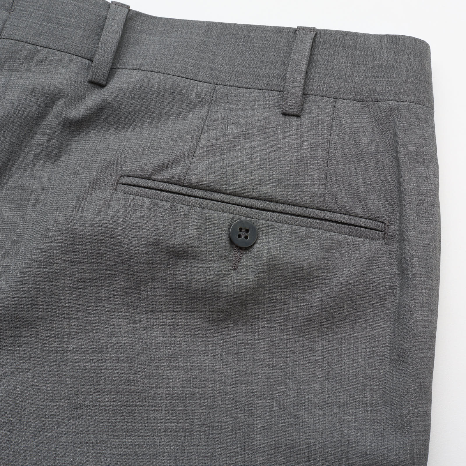 VANNUCCI Milano Dark Gray Wool Super 140's Dress Pants EU 58 NEW US 42