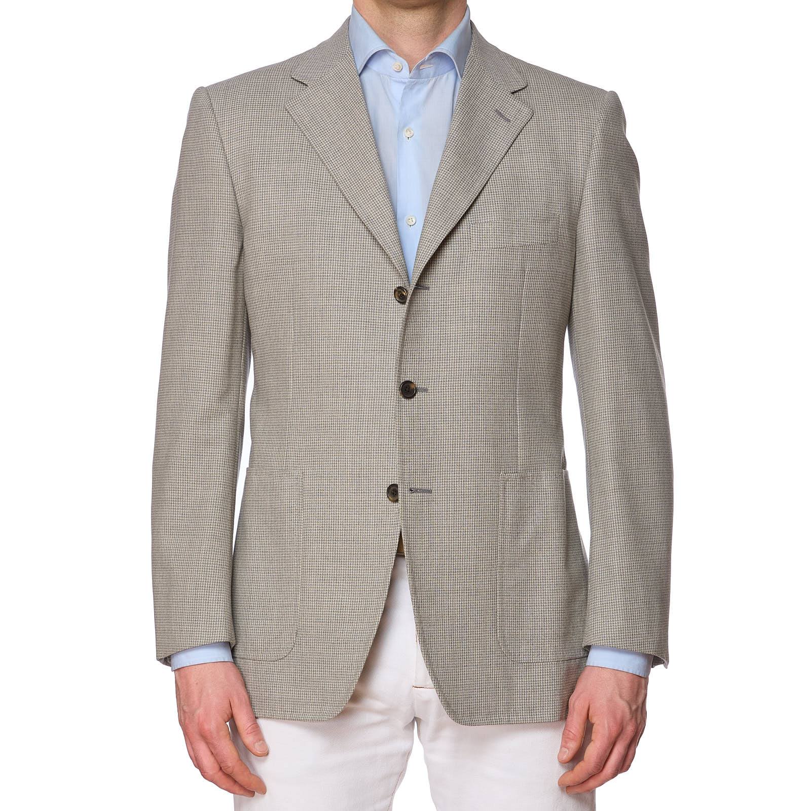 P.A.R.O.S.H. virgin-wool collarless jacket - Grey