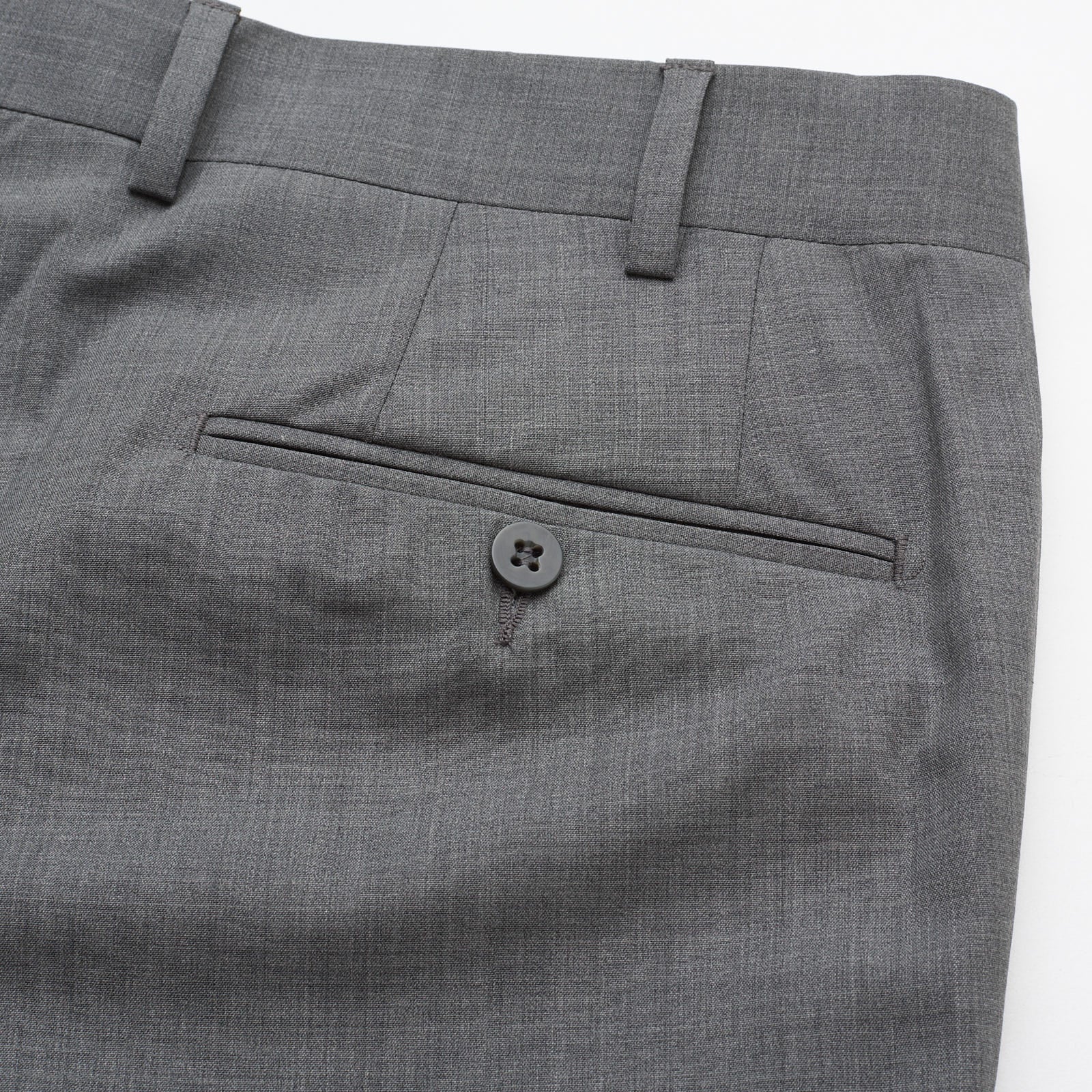 VANNUCCI Milano Gray Wool Super 140's Dress Pants NEW