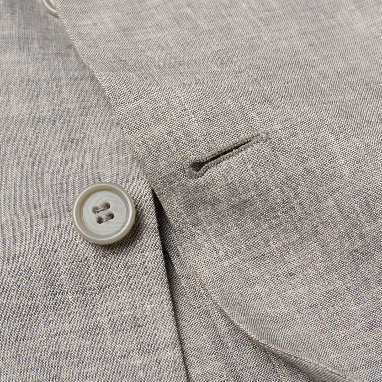 VANNUCCI Milano Light Gray Bellora Linen Suit EU 58 NEW US 48