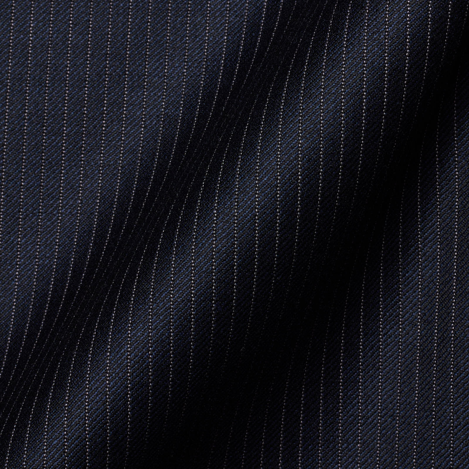 VANNUCCI Milano Navy Blue Striped Virgin Wool Super 150's Suit EU 56 NEW US 46