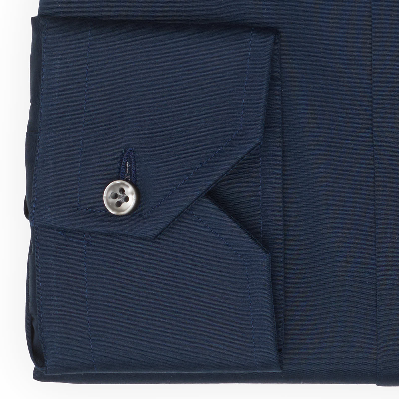 VANNUCCI Milano Navy Blue Stretch Dress Shirt EU 38 NEW US 15