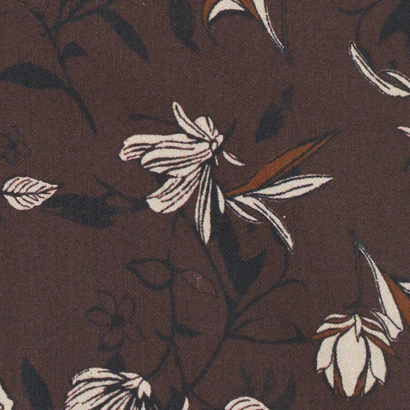 VINCENZO DI RUGGIERO Handmade Brown Floral Cotton Shirt EU 40 NEW US 15.75