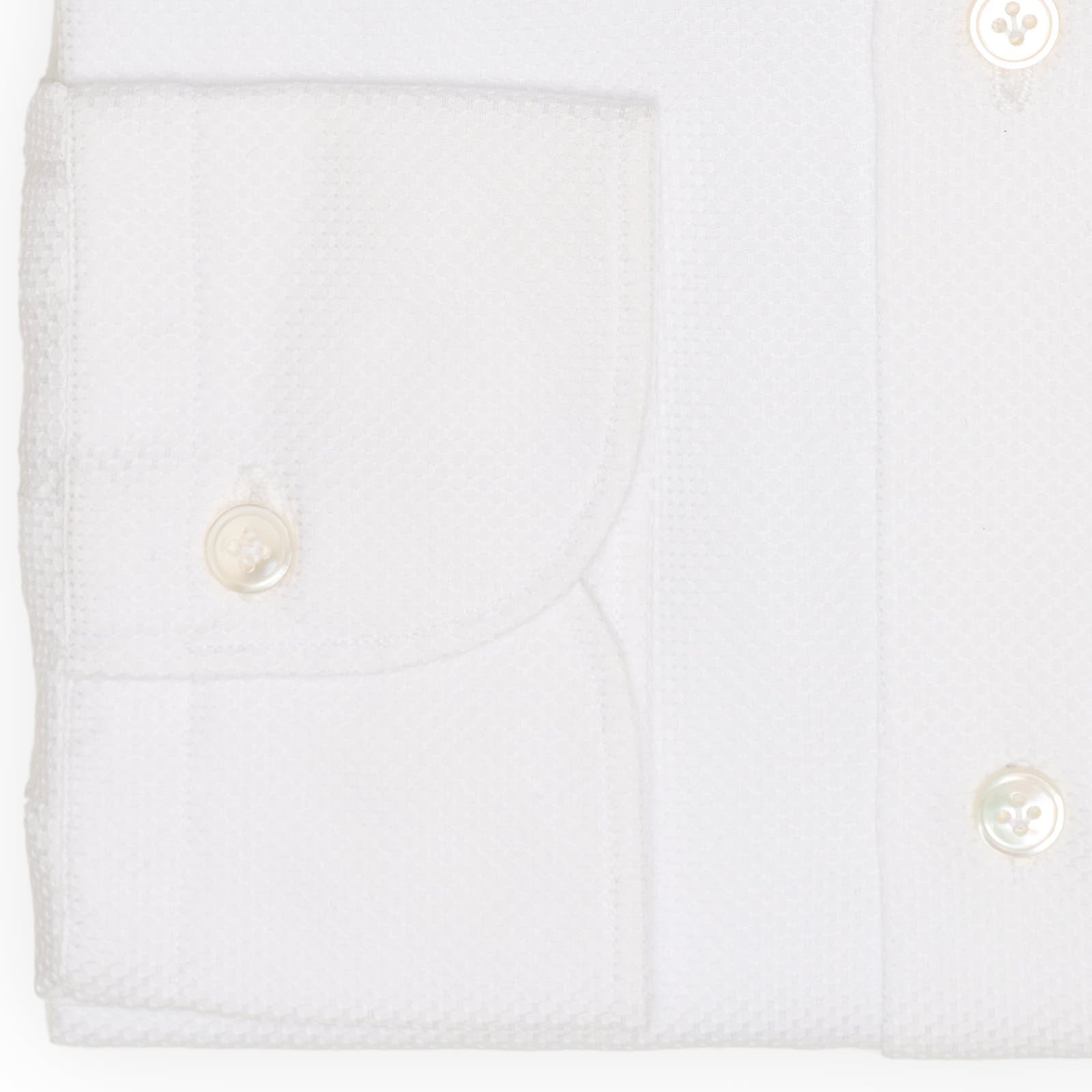 VINCENZO DI RUGGIERO Handmade White Cotton Dress Shirt EU 45 NEW US 18